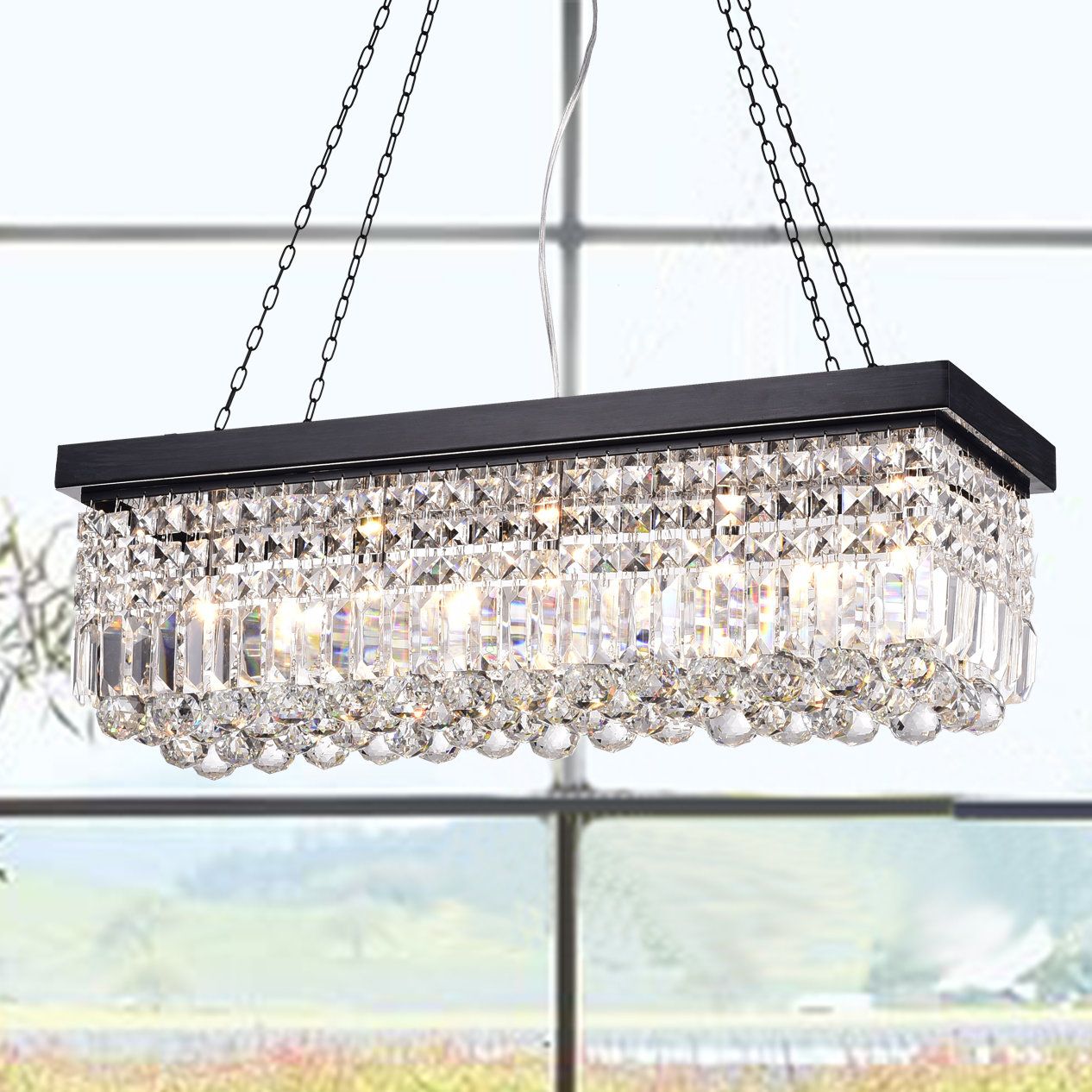 Verdell 5 Light Crystal Chandelier Pertaining To Verdell 5 Light Crystal Chandeliers (View 1 of 30)