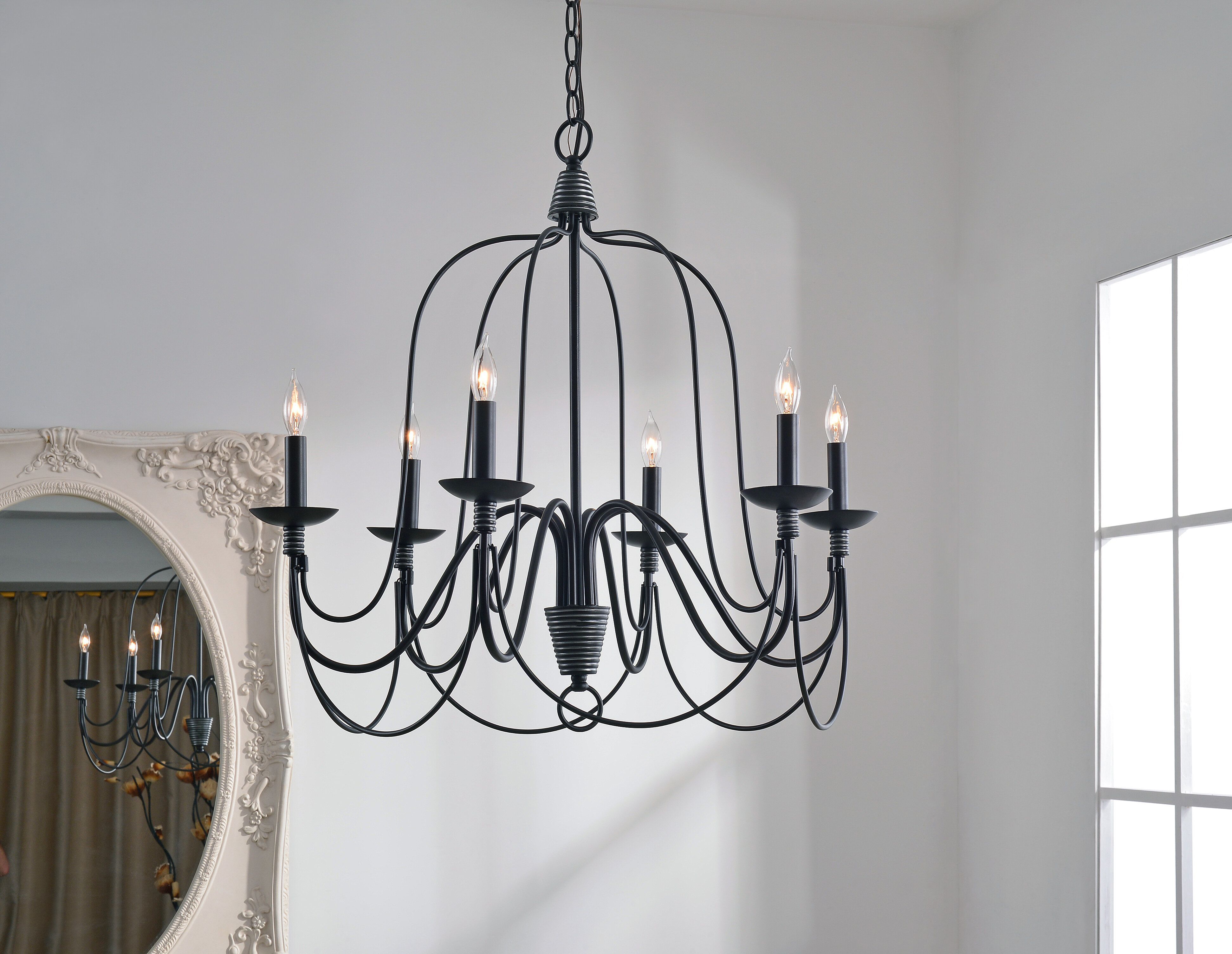 Watford 6 Light Candle Style Chandelier In Perseus 6 Light Candle Style Chandeliers (View 8 of 30)