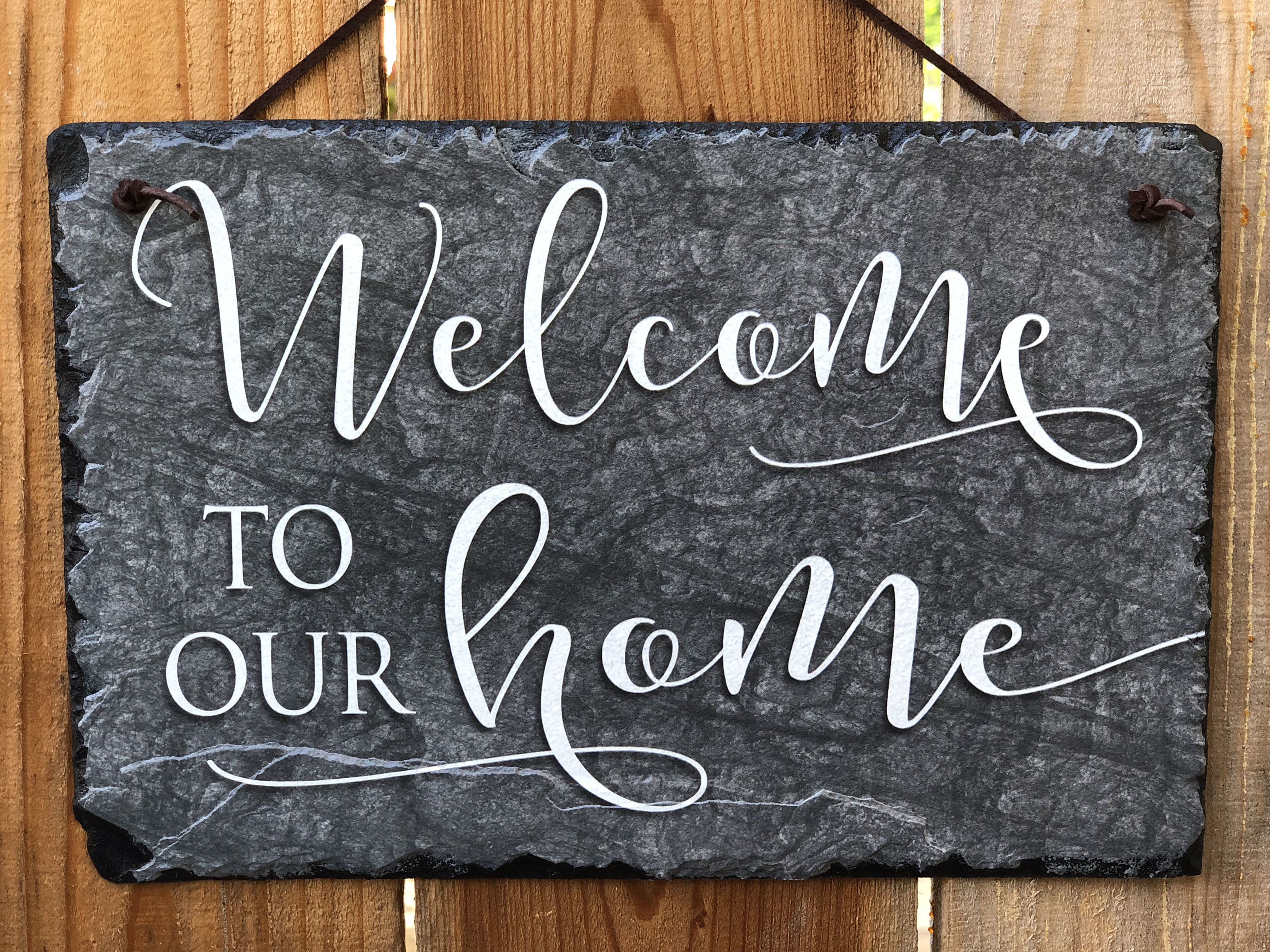 Welcome To Our Home Wall Decor | Wayfair.ca Pertaining To In A Word "welcome" Wall Decor By Fireside Home (Photo 11 of 30)