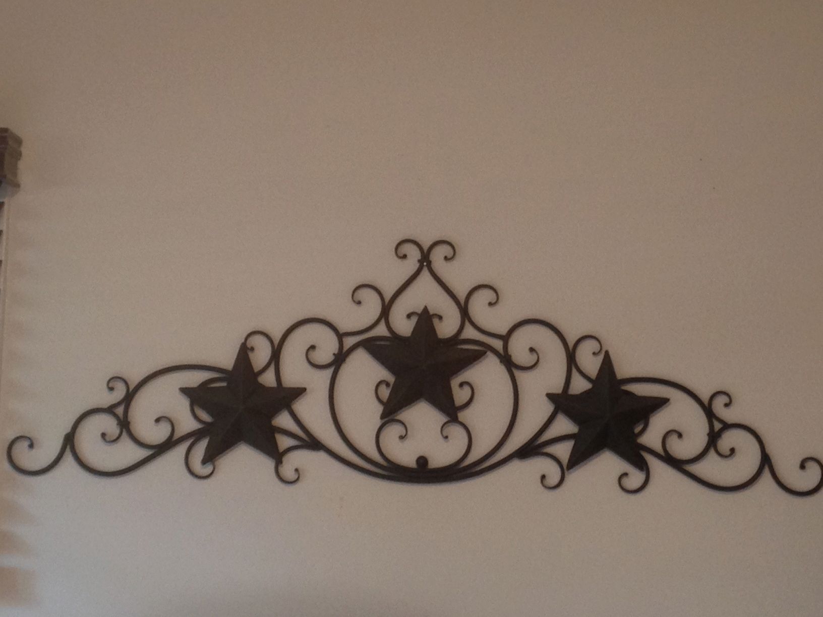 Western Texas Star Metal Scroll Wall Art With Ornamental Wood And Metal Scroll Wall Decor (View 27 of 30)