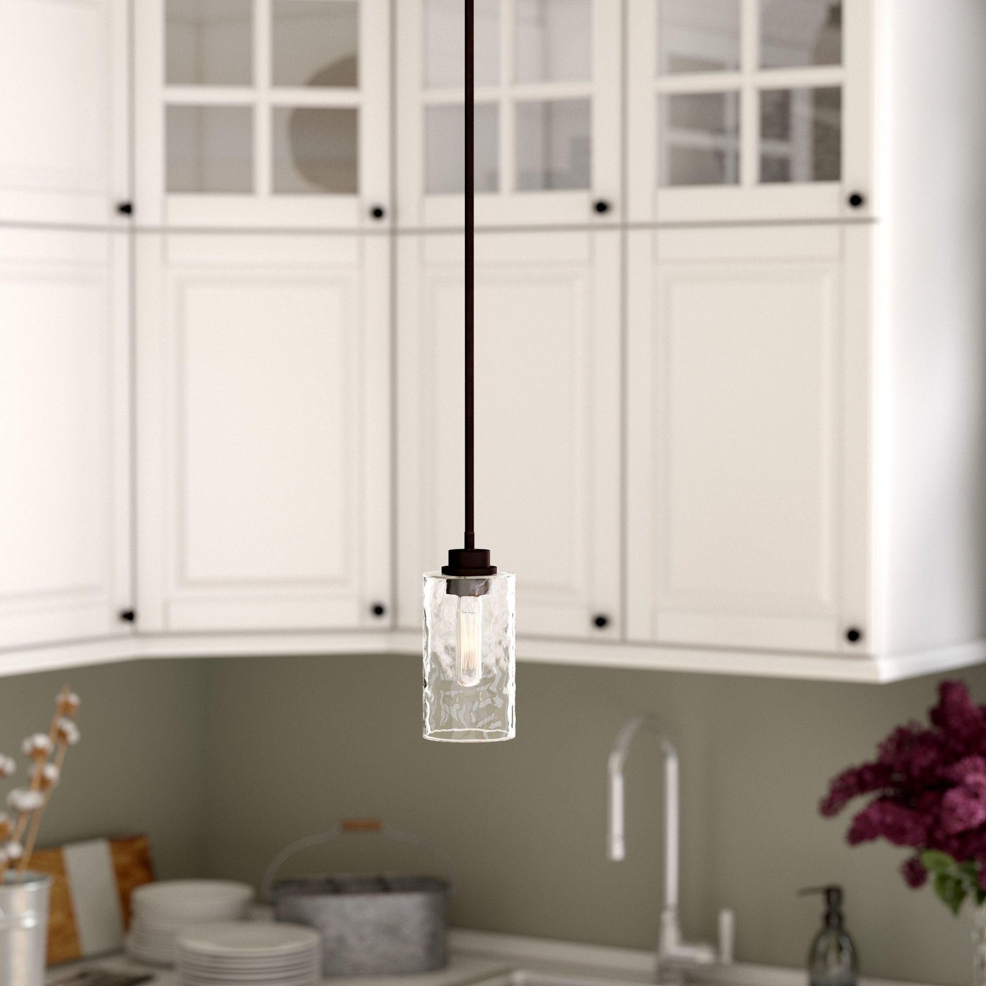Westhope 1 Light Cylinder Pendant Pertaining To Cinchring 1 Light Cone Pendants (View 8 of 30)