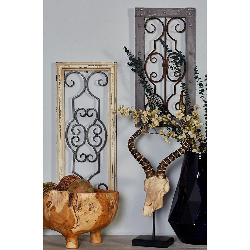 Wood And Metal Panel Wall Decor Inside 1 Piece Ortie Panel Wall Decor (View 21 of 30)