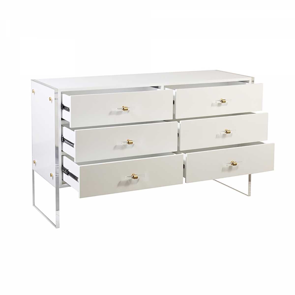Worlds Away Rutherford Chest – White Inside Rutherford Sideboards (Photo 14 of 30)