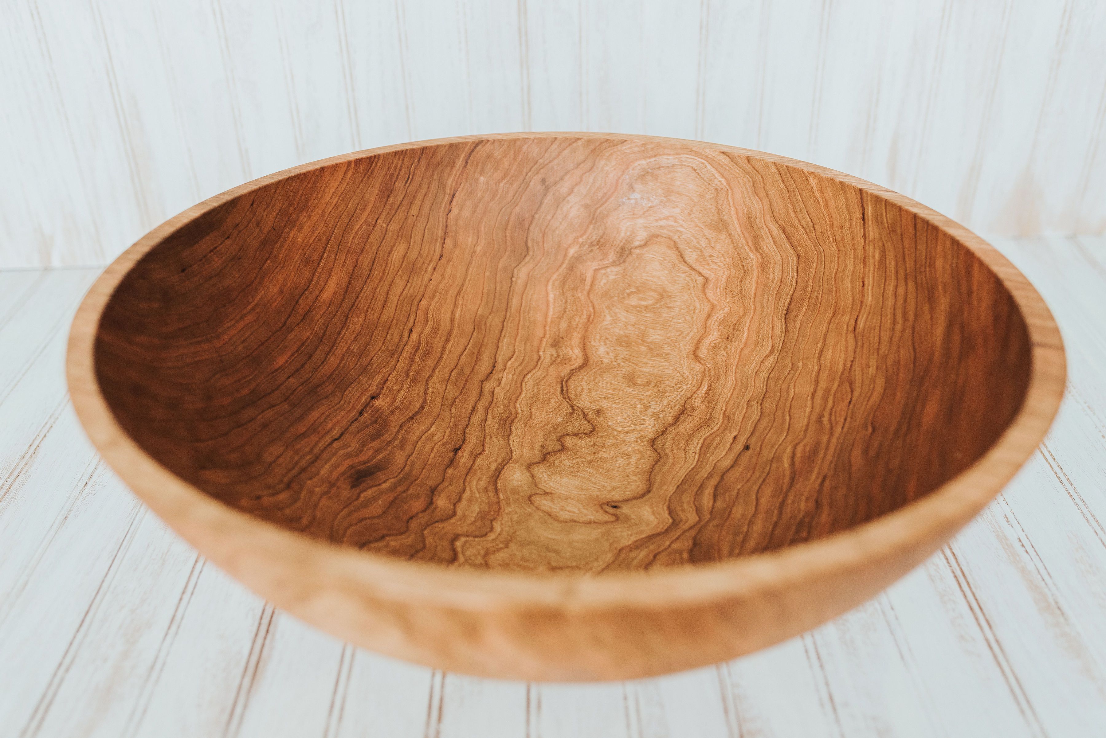 20 Inch Cherry Bowl With Bee's Oil Finish Throughout Buffets With Cherry Finish (Photo 27 of 30)