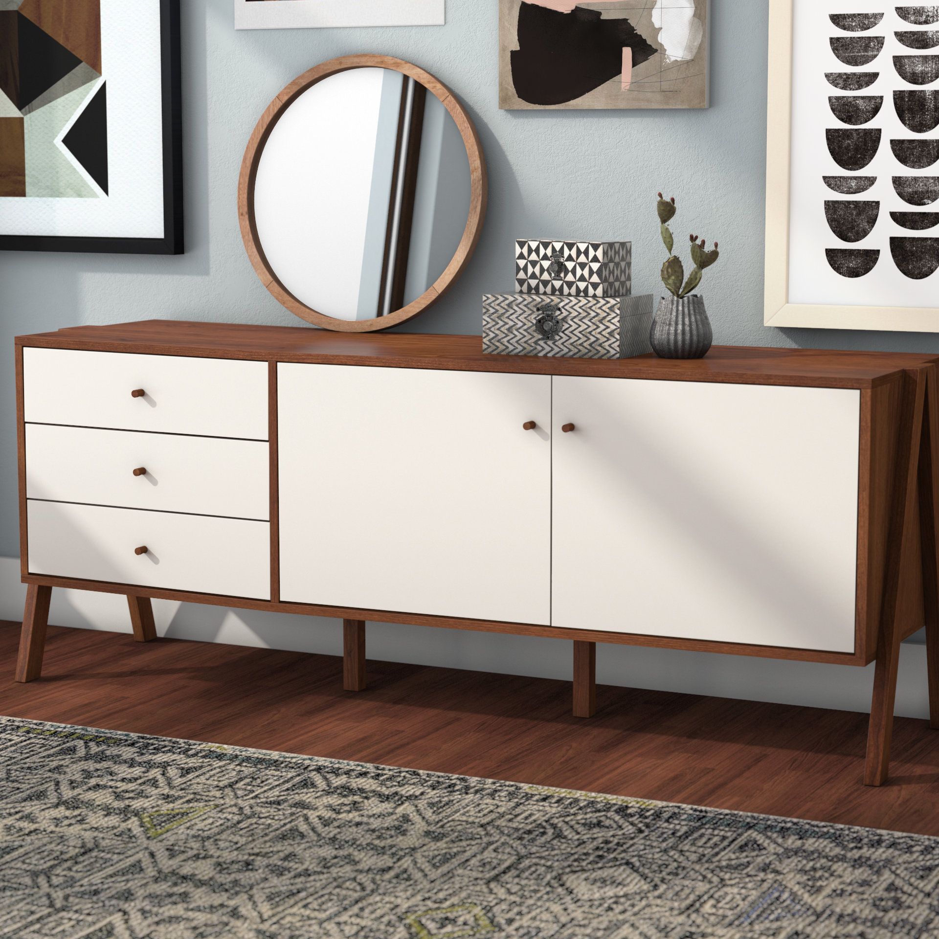 72 In Credenza | Wayfair Within Emerald Cubes Credenzas (View 27 of 30)