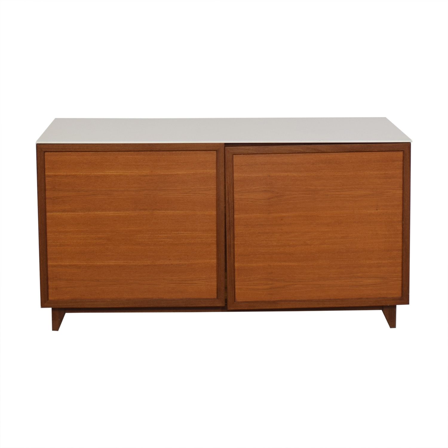 77% Off – Custom Mid Century Style Sideboard / Storage Throughout Mid Century Brown And Grey Sideboards (Photo 23 of 30)