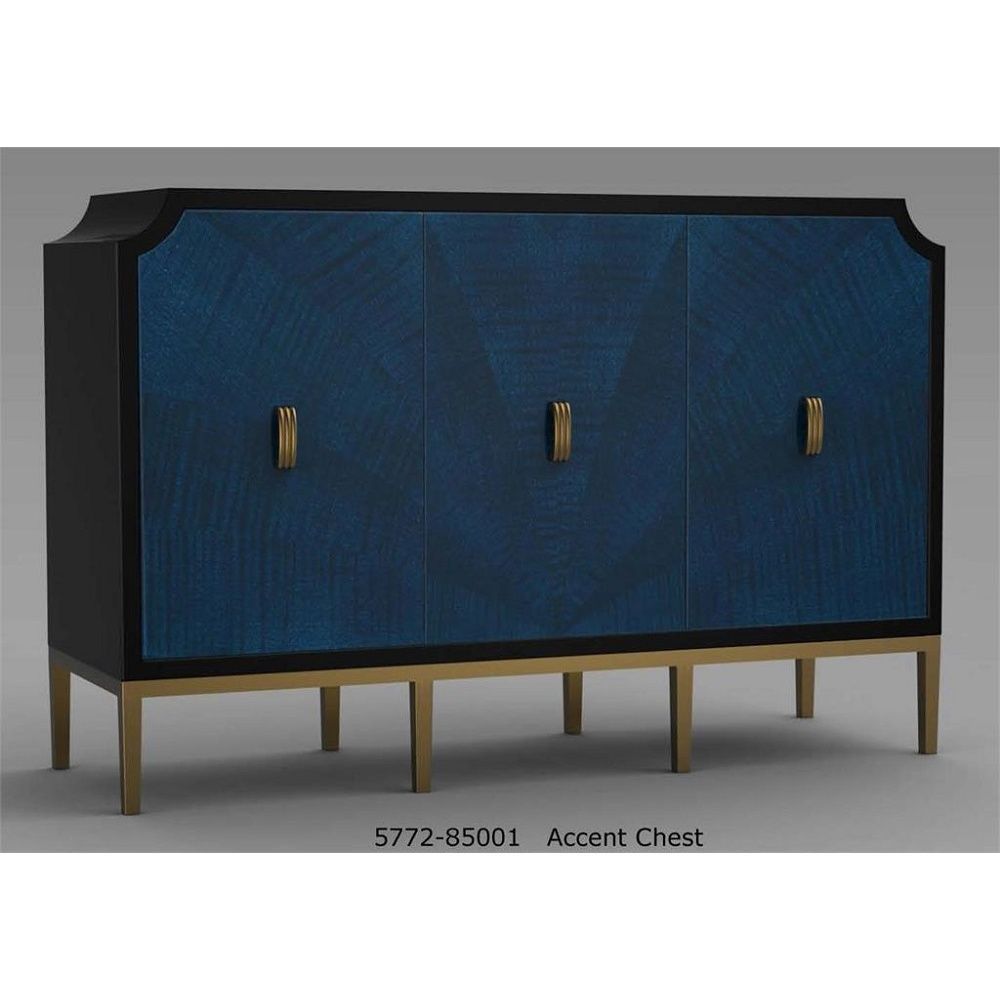 Accent Chest 5772 85001 45hooker Furniture | Hooker In Symmetric Blue Swirl Credenzas (View 28 of 30)