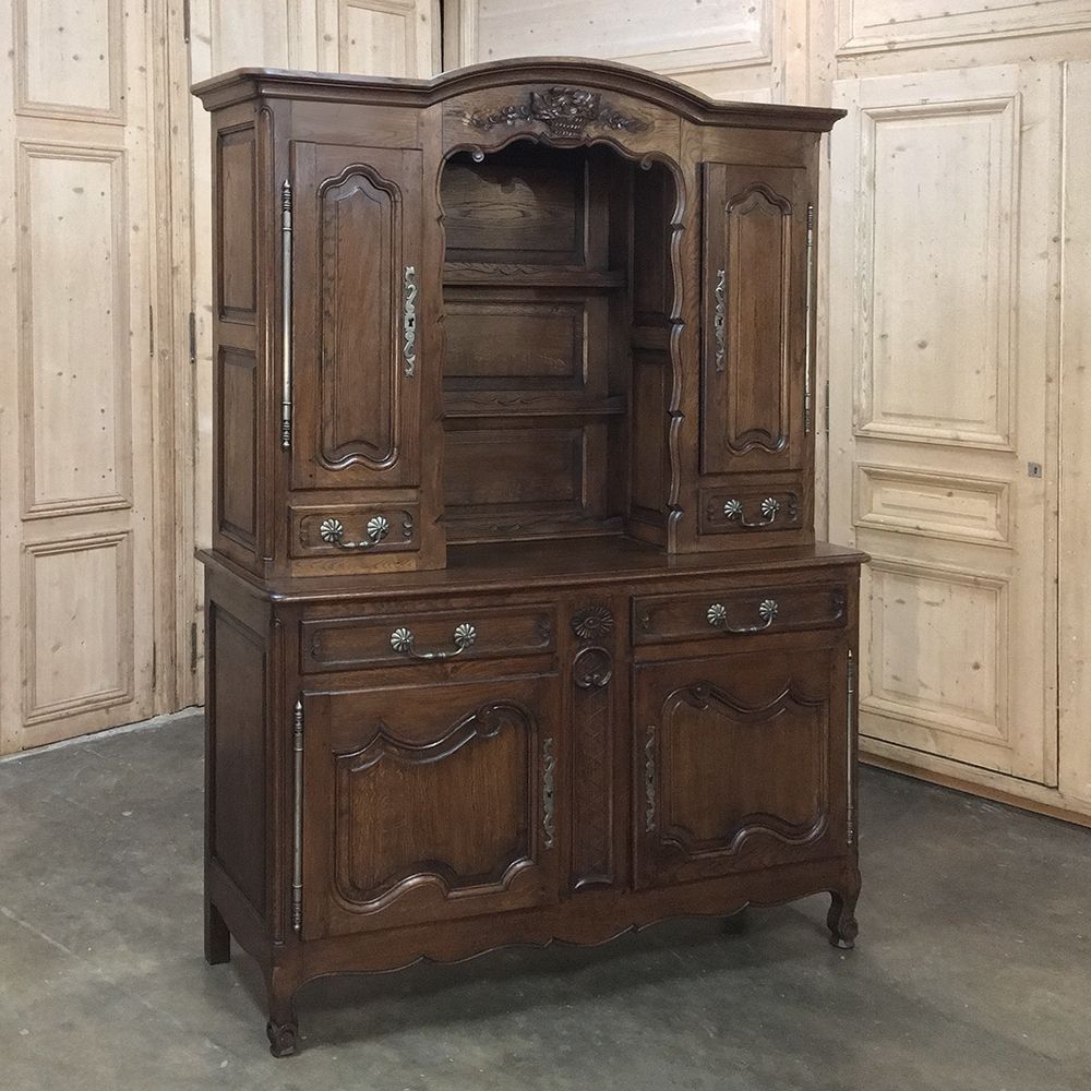 Antique Country French Oak Buffet – Vaisselier – Inessa Stewart's Antiques For French Oak Buffets (View 4 of 30)