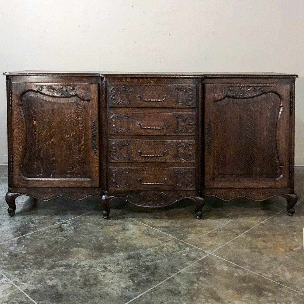 Antique Country French Oak Buffet With French Oak Buffets (View 7 of 30)