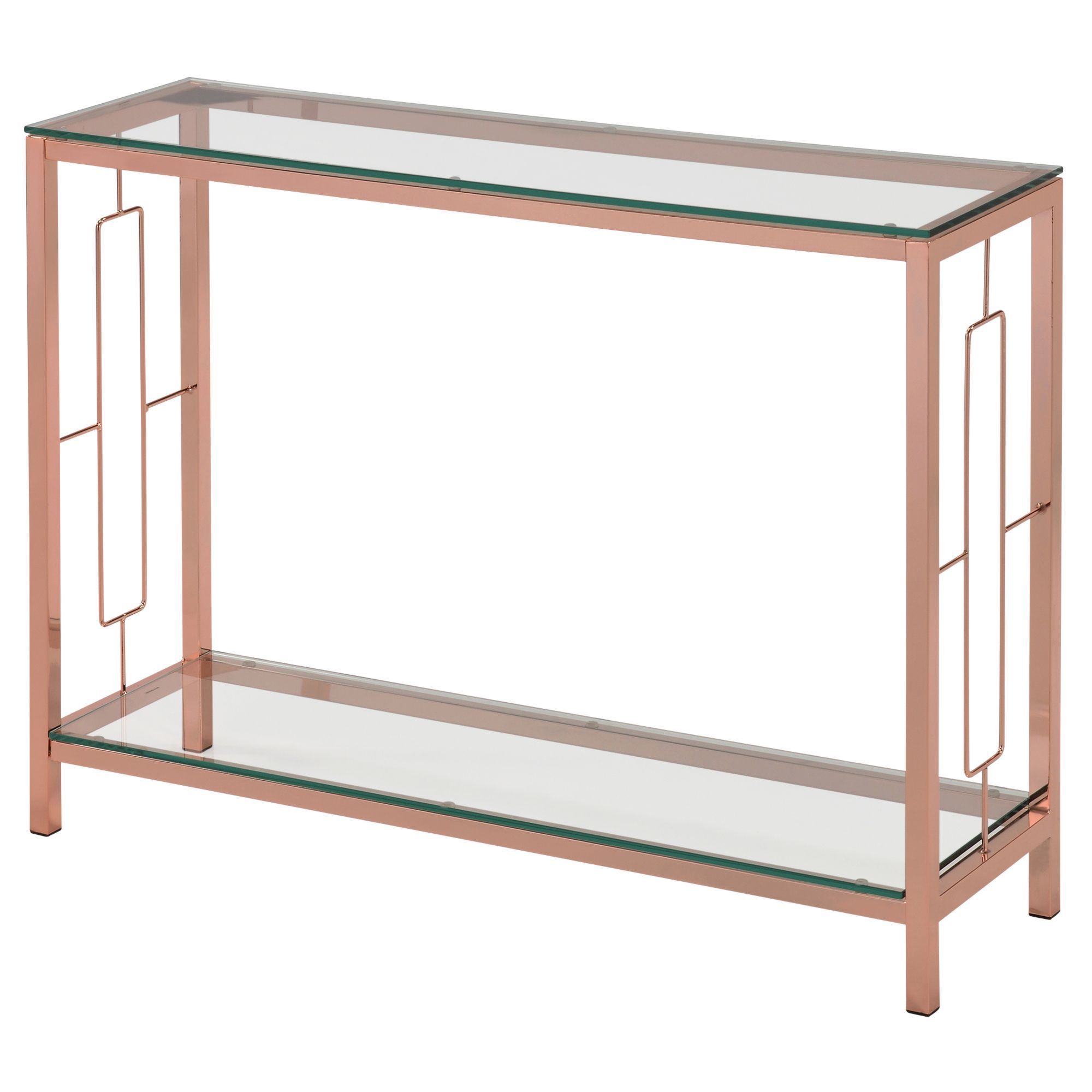 Athena Rose Gold Console Table (athena Console Table Rose Intended For Madison Park Rachel Grey Media Credenzas (View 24 of 30)