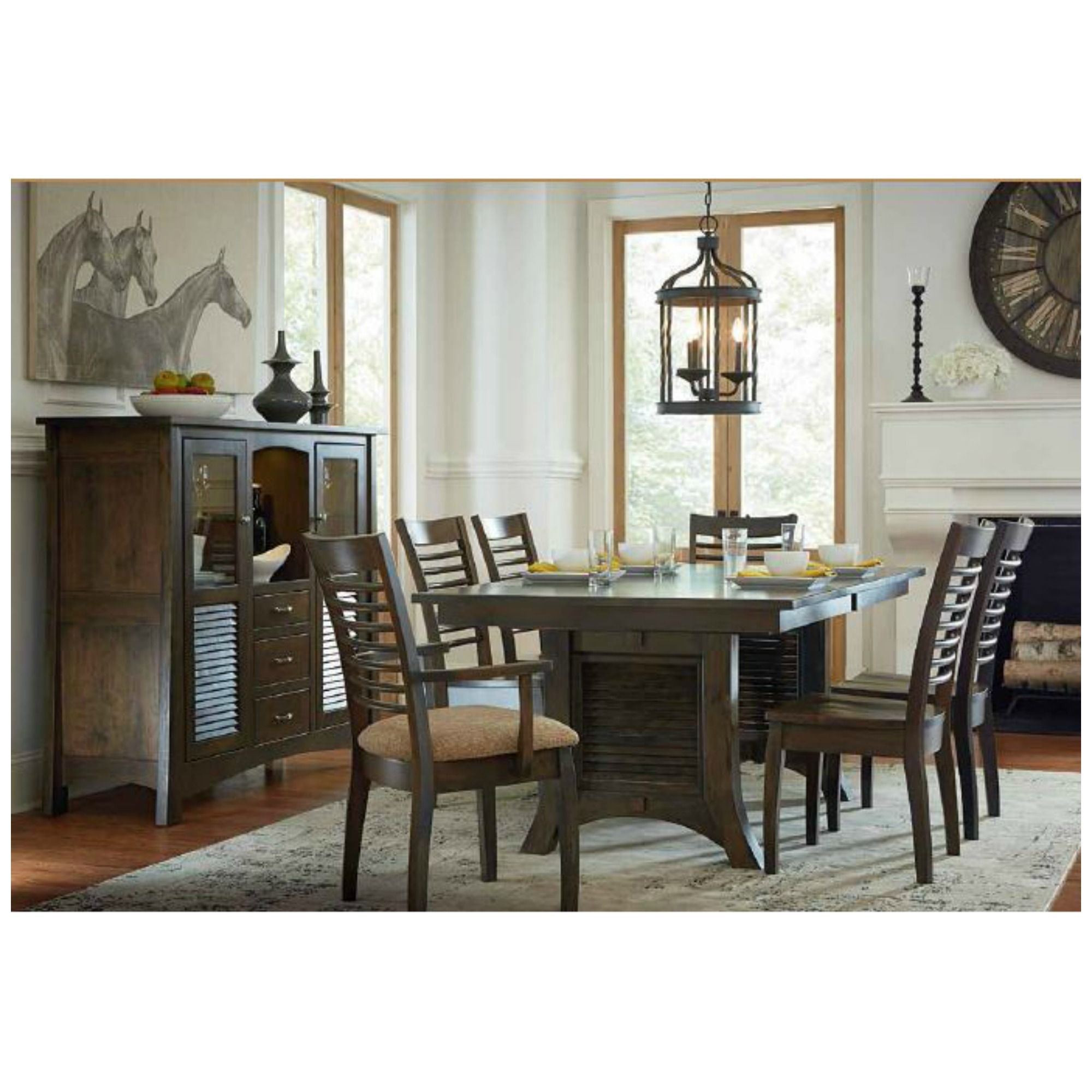 Aurora Dining Collectionfusion Designs – Stewart Roth With Rustic Walnut Dining Buffets (Photo 29 of 30)