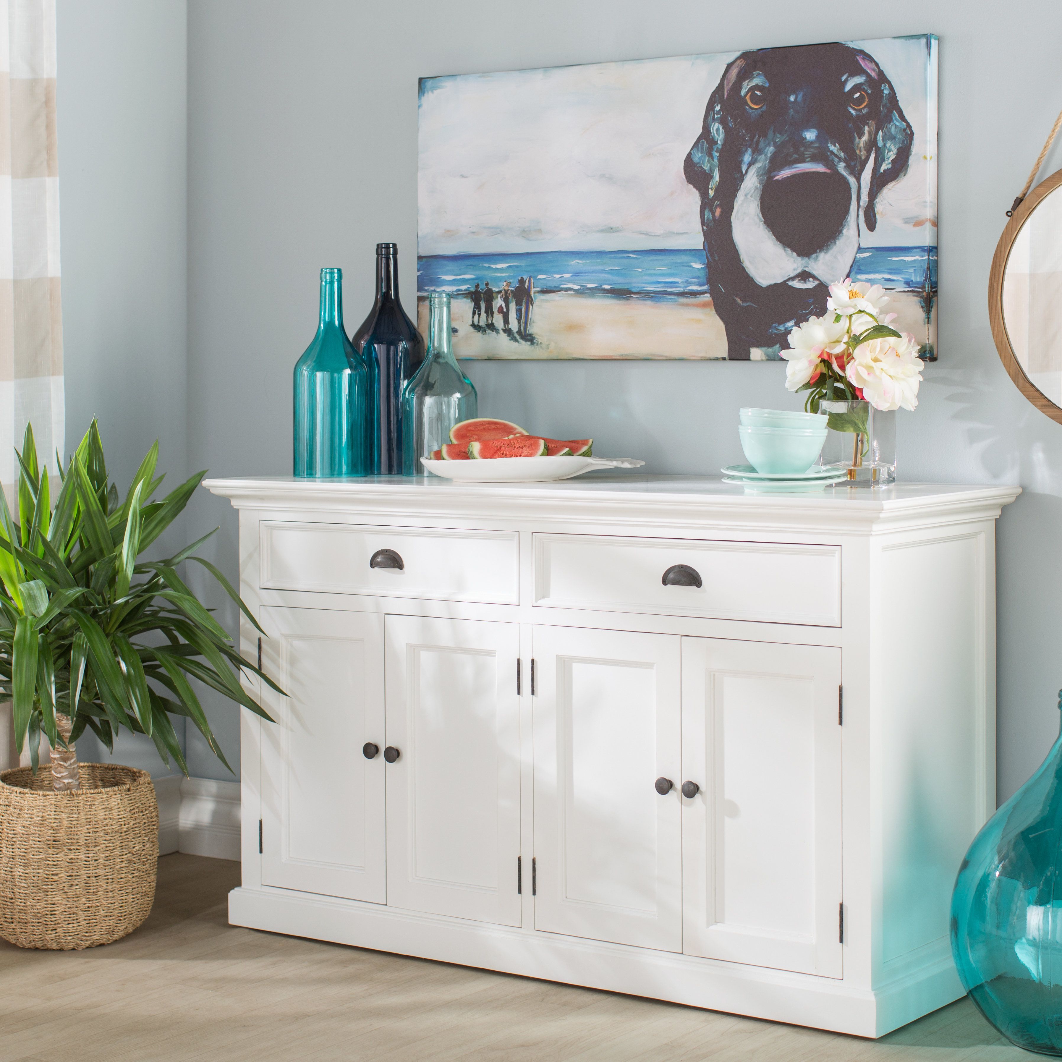 Beachcrest Home Amityville Wood Sideboard In Filkins Sideboards (View 28 of 30)