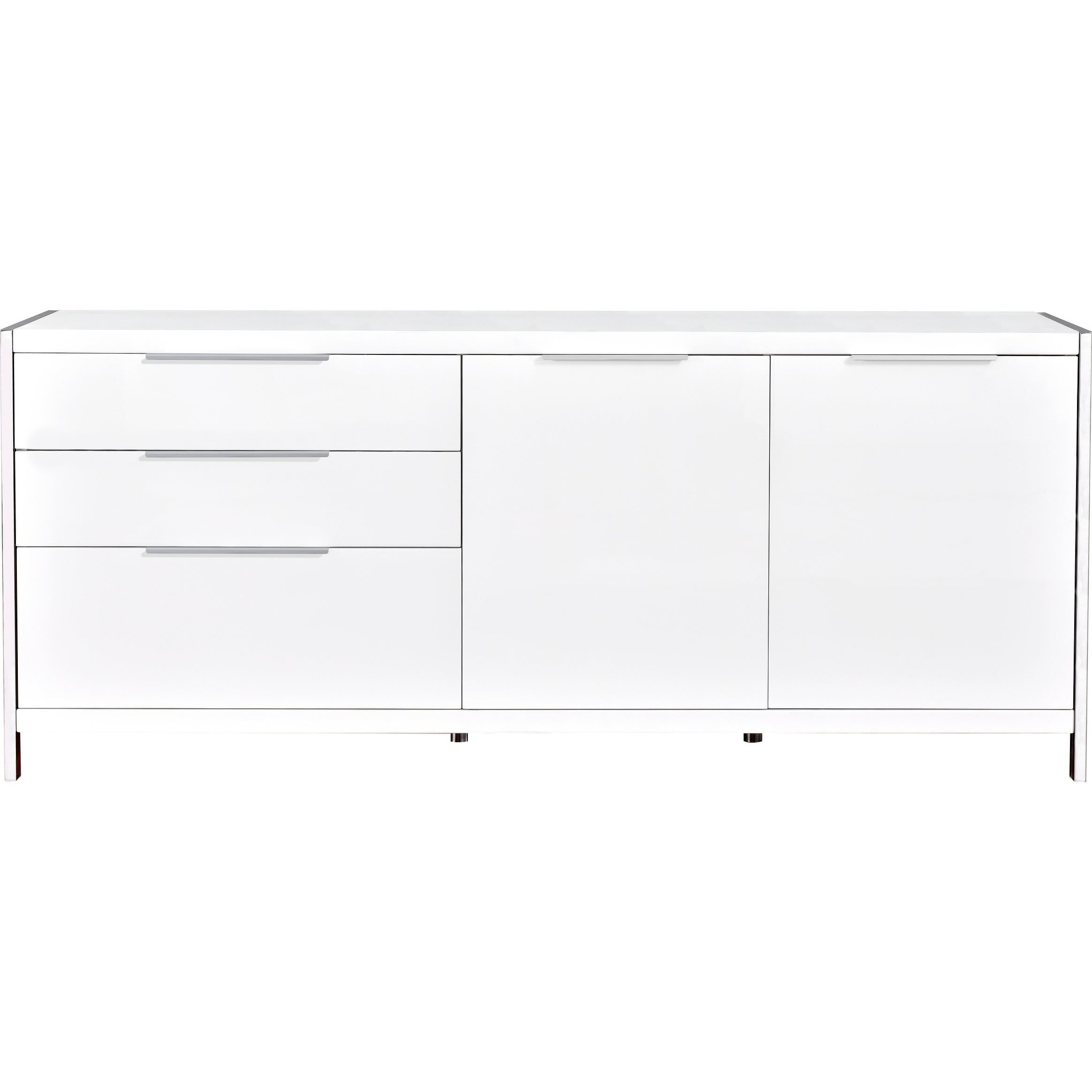 Best Quality Furniture Modern Lacquer 2 Door, 3 Drawer Cabinet In Modern Lacquer 2 Door 3 Drawer Buffets (View 3 of 30)