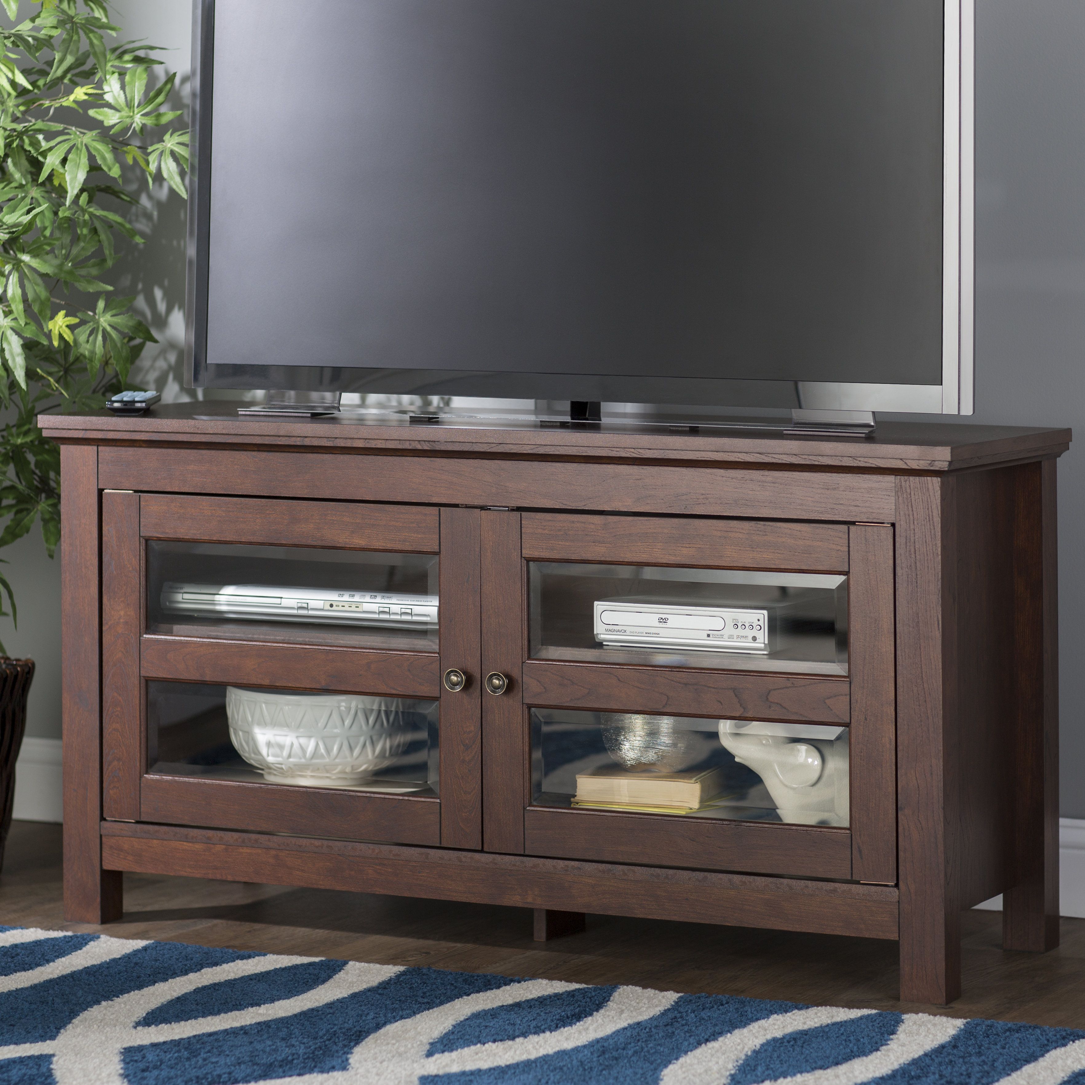 Birch Lane Flavio 44" Wood Tv Stand For Tvs Up To 48 Throughout Ericka Tv Stands For Tvs Up To 42&quot; (View 8 of 30)