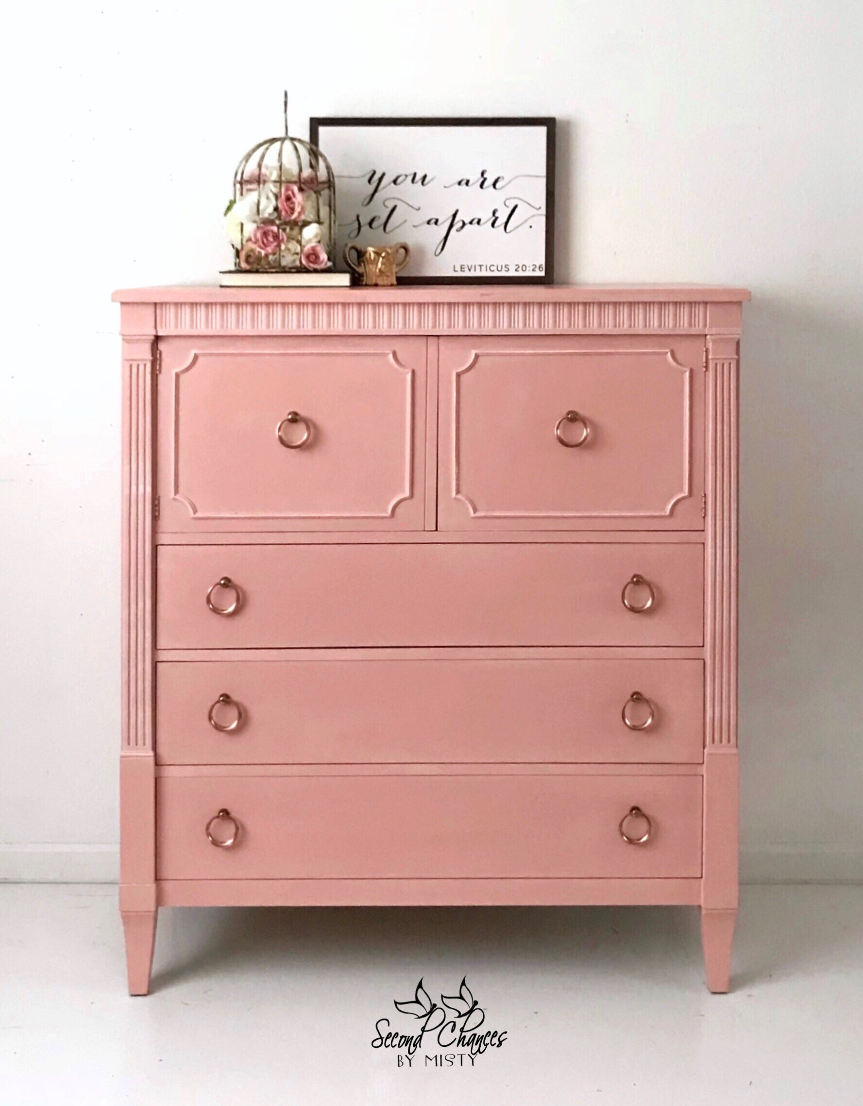 Blush Dresser Painted In A Mix Of Annie Sloan Scandinavian Within Floral Blush Yellow Credenzas (View 19 of 30)