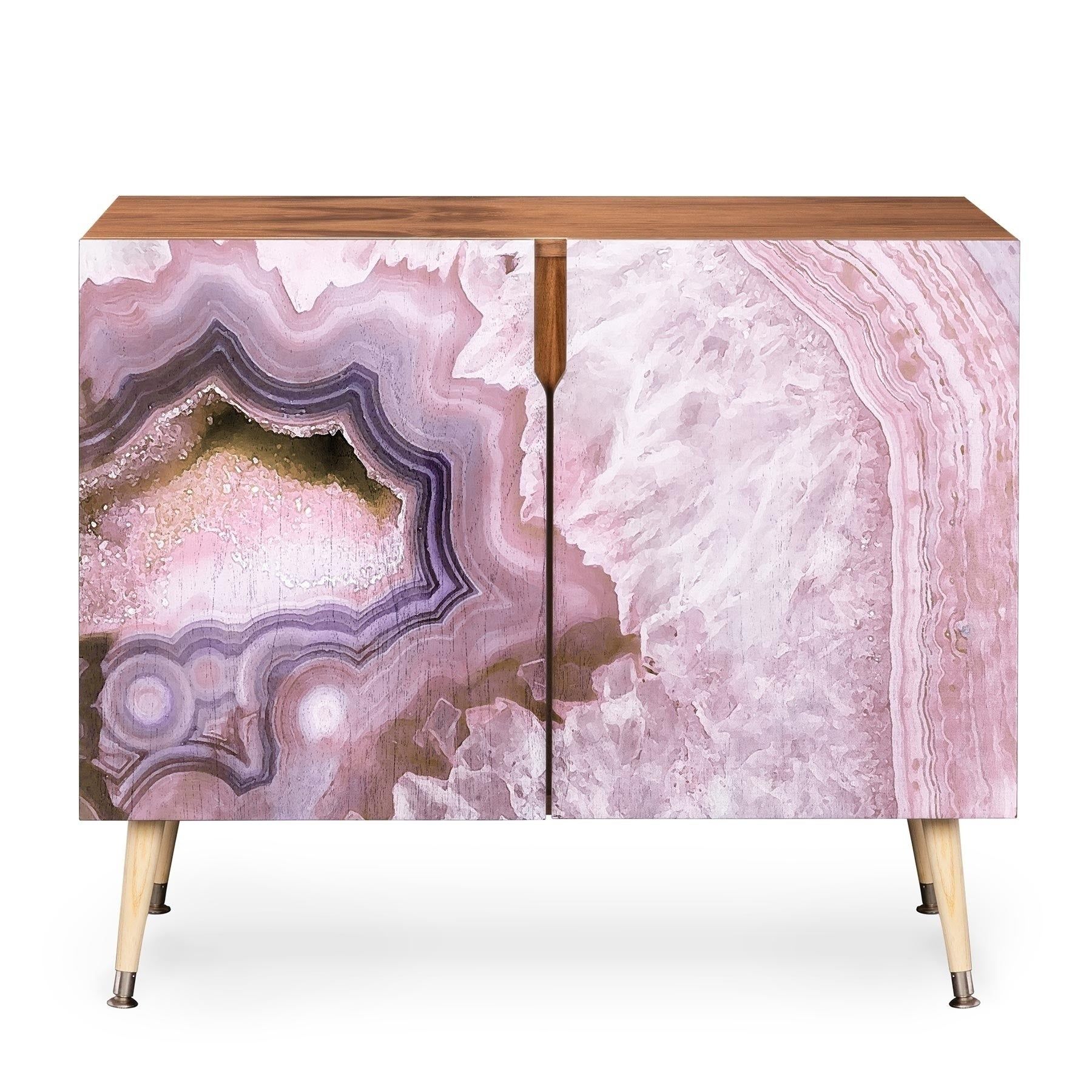 Buy Pink, Modern & Contemporary Buffets, Sideboards & China Throughout Pink And Navy Peaks Credenzas (View 12 of 30)