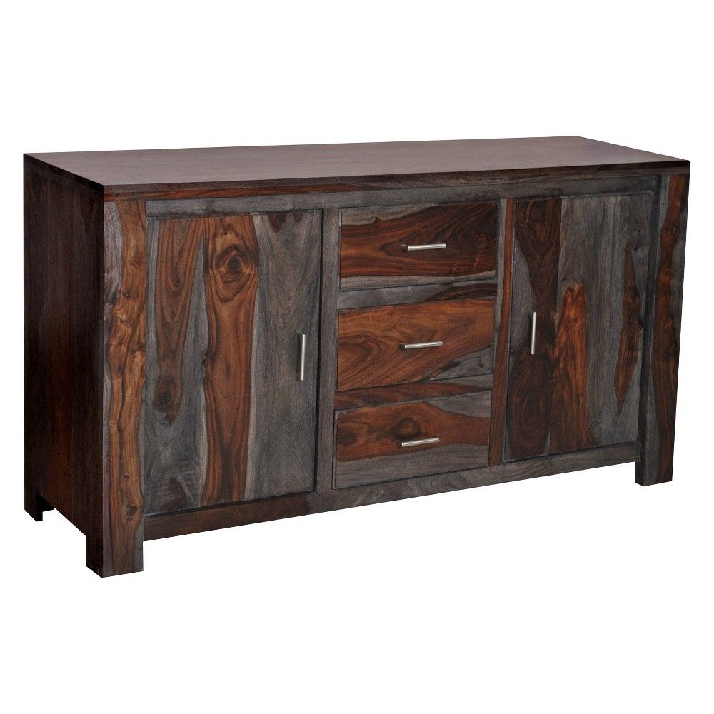 Christopher Knight Home Grayson Sheesham Storage Sideboard For Drummond 4 Drawer Sideboards (Photo 3 of 30)