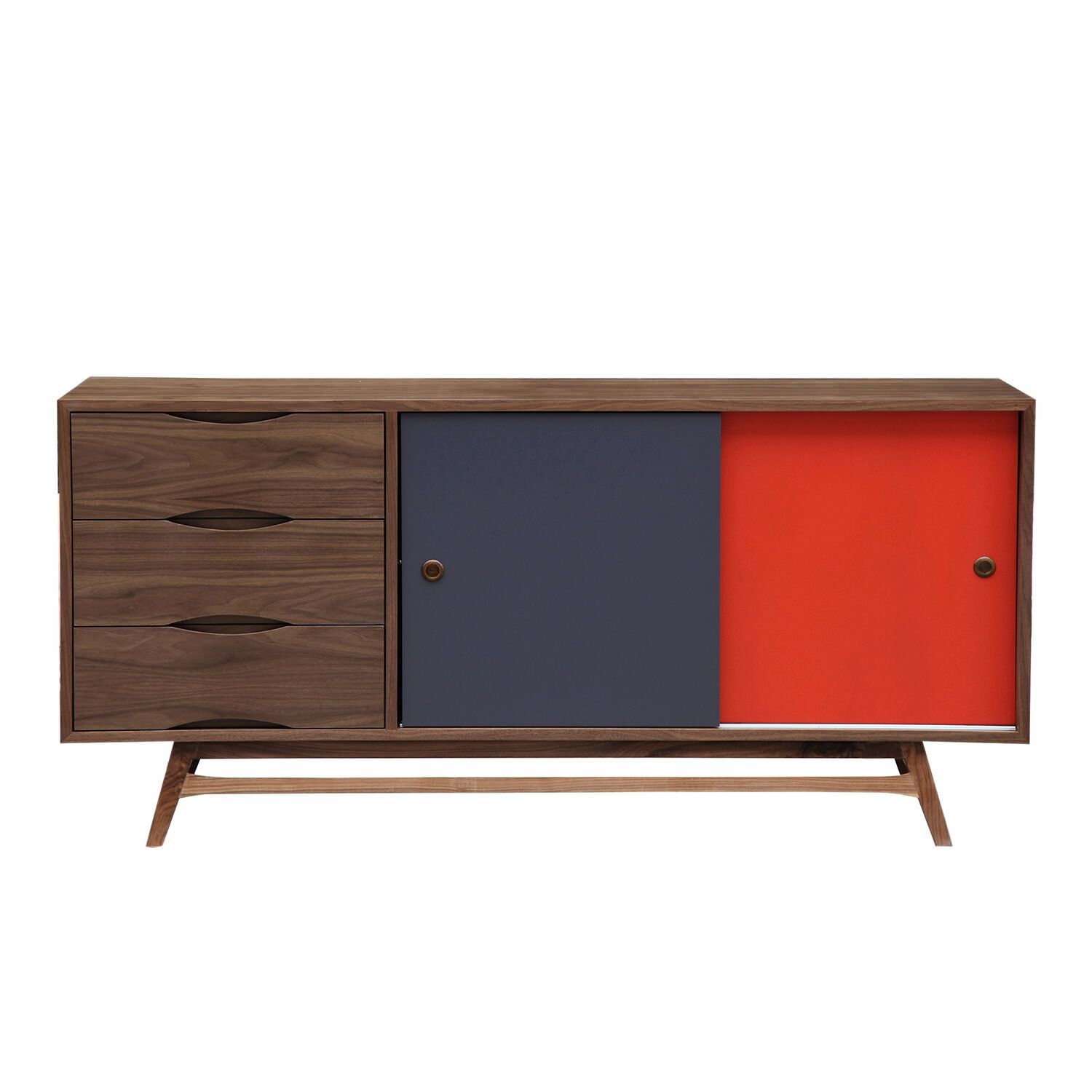 Color Pop Series Credenza Throughout Bright Angles Credenzas (View 6 of 30)