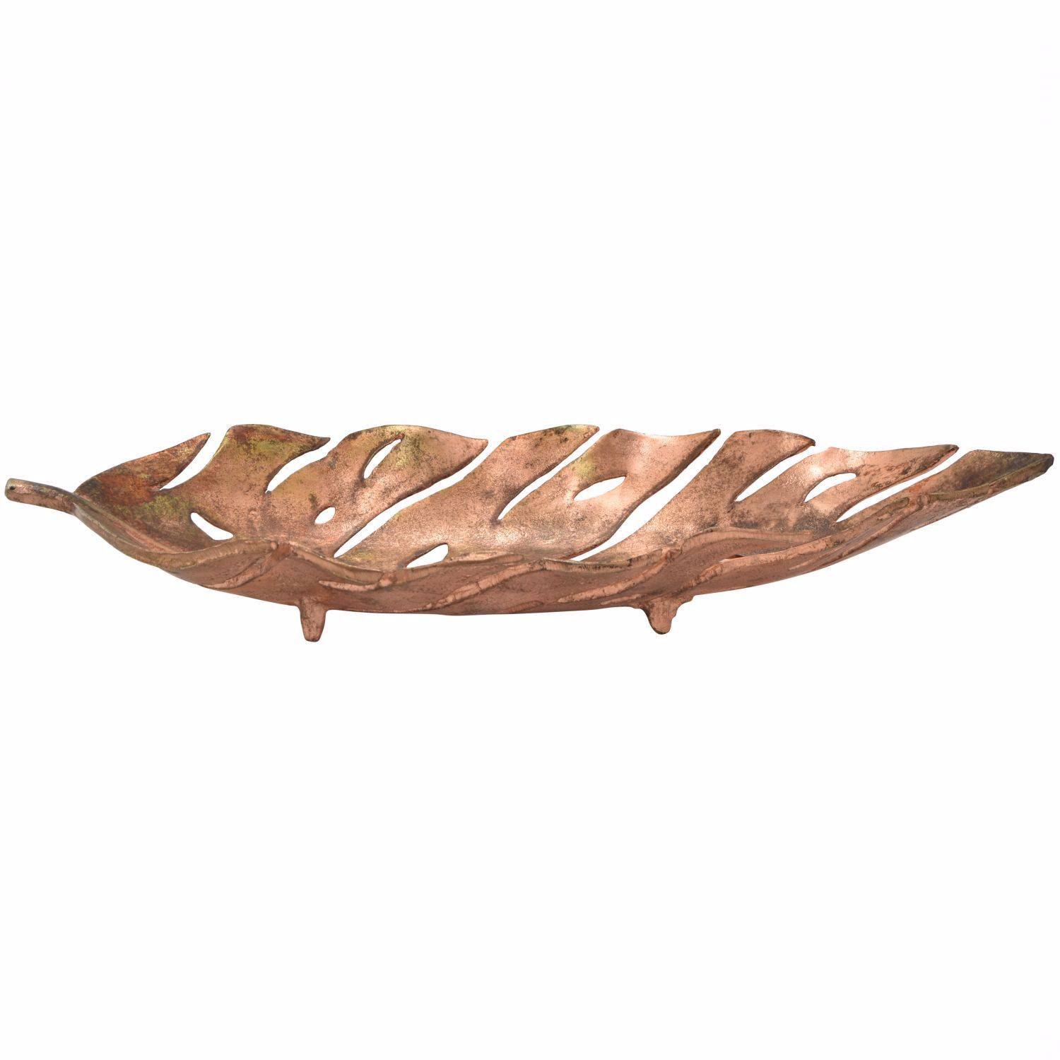 Copper Leaf Bowl Within Copper Leaf Wood Credenzas (View 9 of 30)