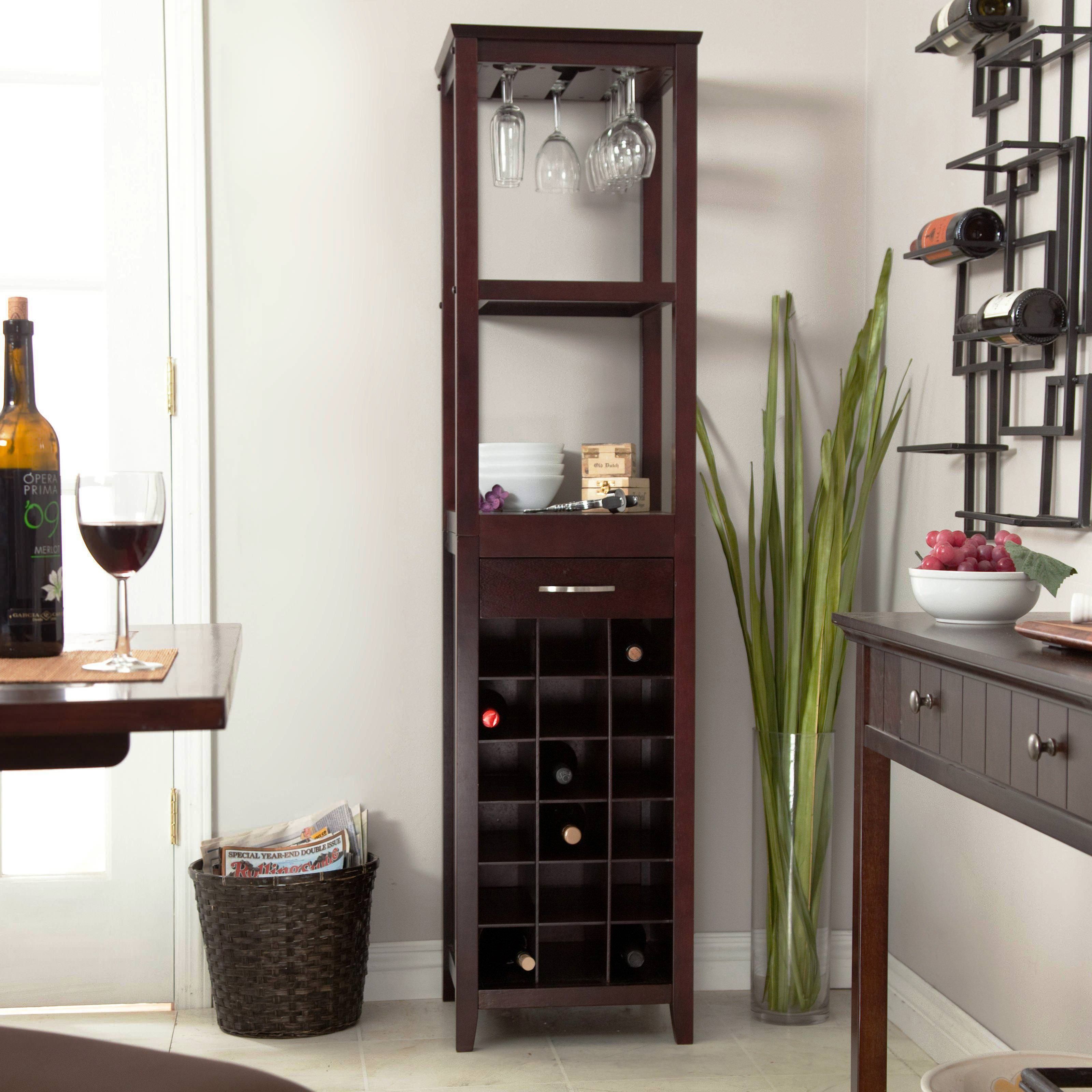 Corner Buffet With Wine Rack : Corner Wine Rack For Smart Intended For Buffets With Bottle And Glass Storage (View 8 of 30)