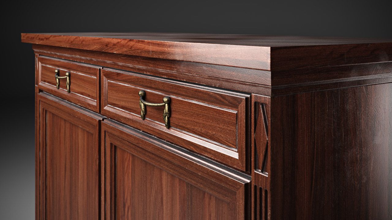 Creating A Realistic Wood Material With V Ray Tutorial – Cgpress Inside Dovray Sideboards (View 29 of 30)