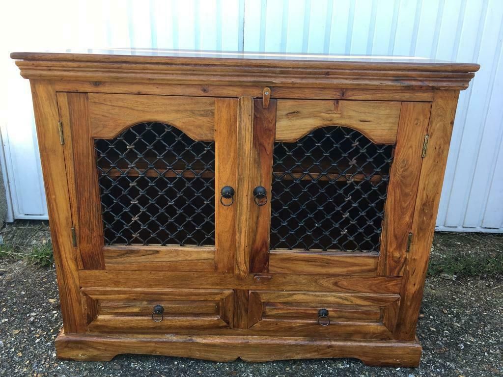 Delhi Solid Sheesham Indian Furniture Sideboard/tv Stand, Can Deliver  Locally | In Gosport, Hampshire | Gumtree Throughout Gosport Sideboards (View 18 of 30)