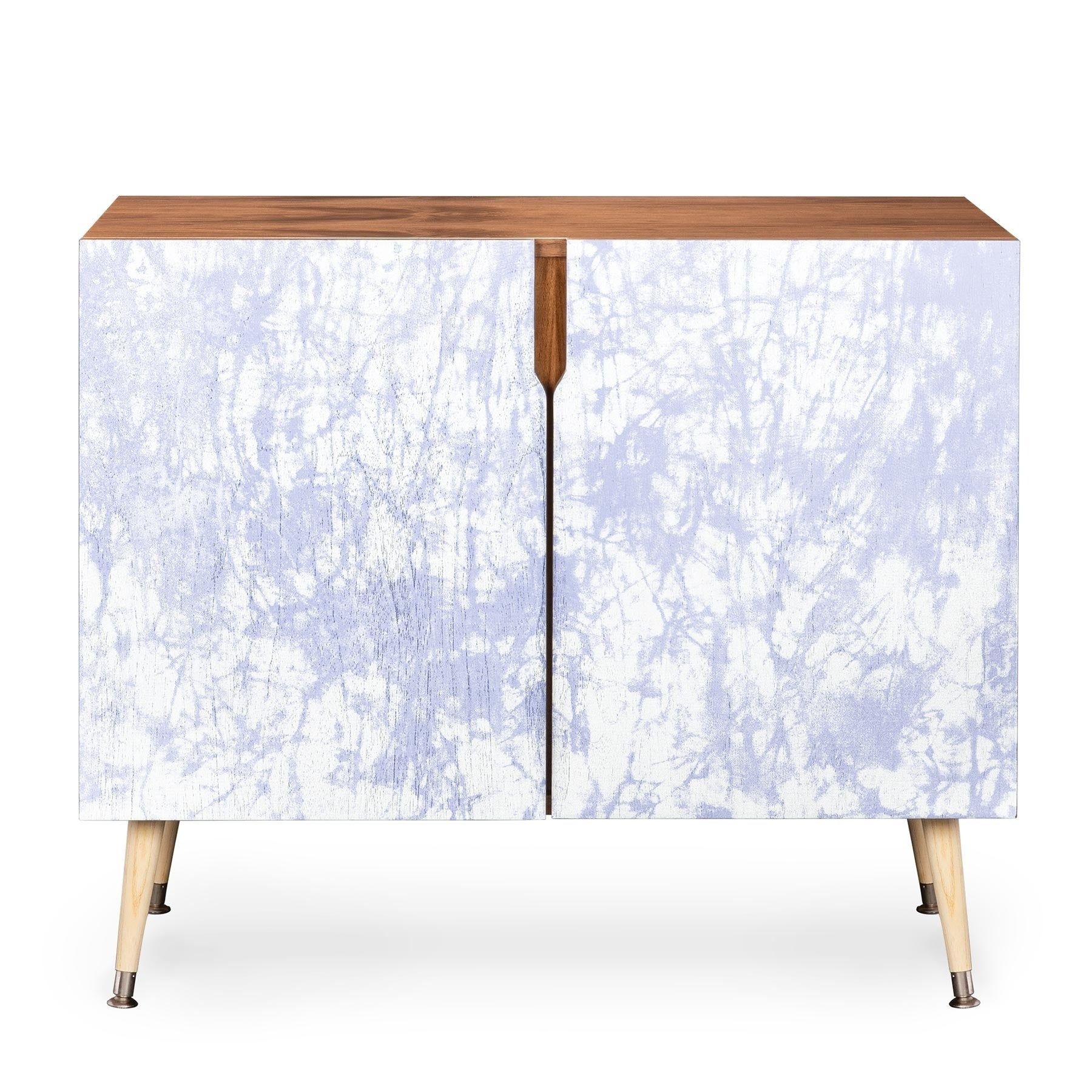 Deny Designs Amy Sia Pale Blue Crackle Batik Credenza Pertaining To Symmetric Blue Swirl Credenzas (View 8 of 30)