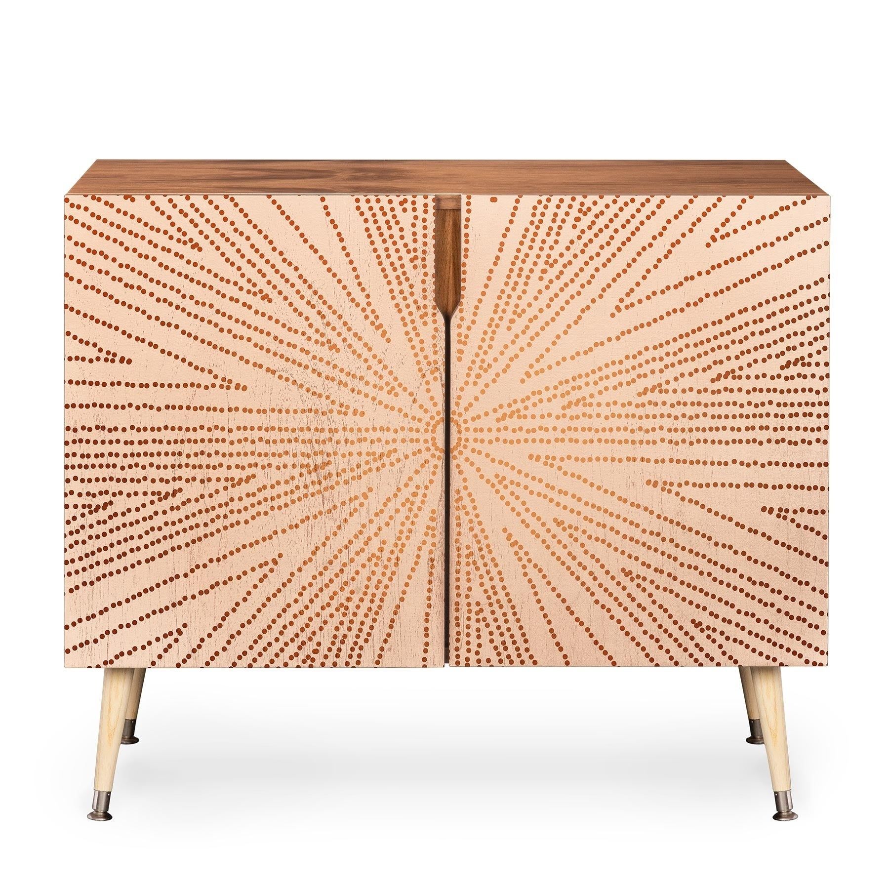 Featured Photo of 2024 Latest Copper Leaf Wood Credenzas