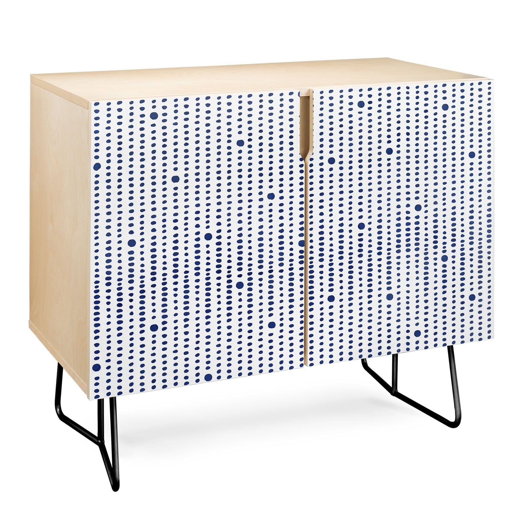 Deny Designs Japandi Style Credenza (birch Or Walnut, 2 Leg Options) Throughout Strokes And Waves Credenzas (View 11 of 30)