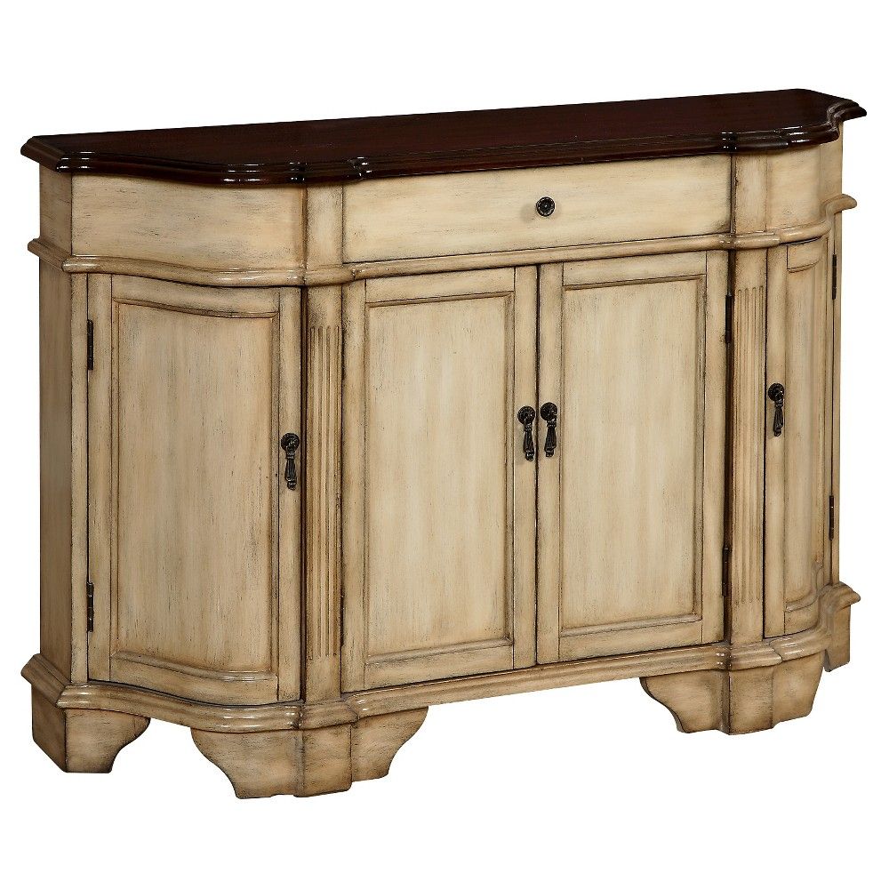Derry Credenza – Cream – Christopher Knight Home | Products Pertaining To Hayslett Sideboards (View 7 of 30)