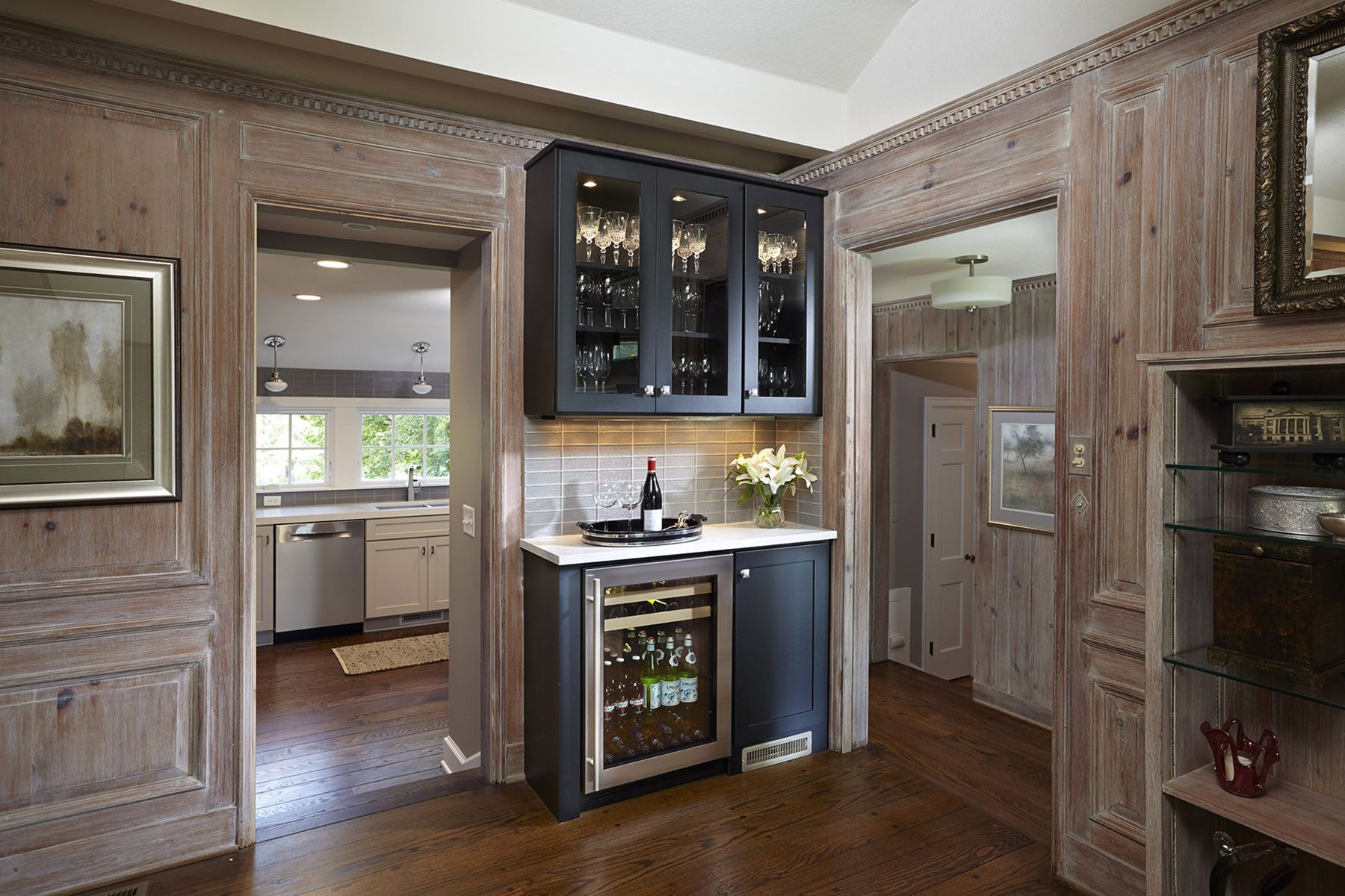 Designing A Transitional Bar Space For Entertaining Regarding Contemporary Wine Bar Buffets (View 8 of 30)
