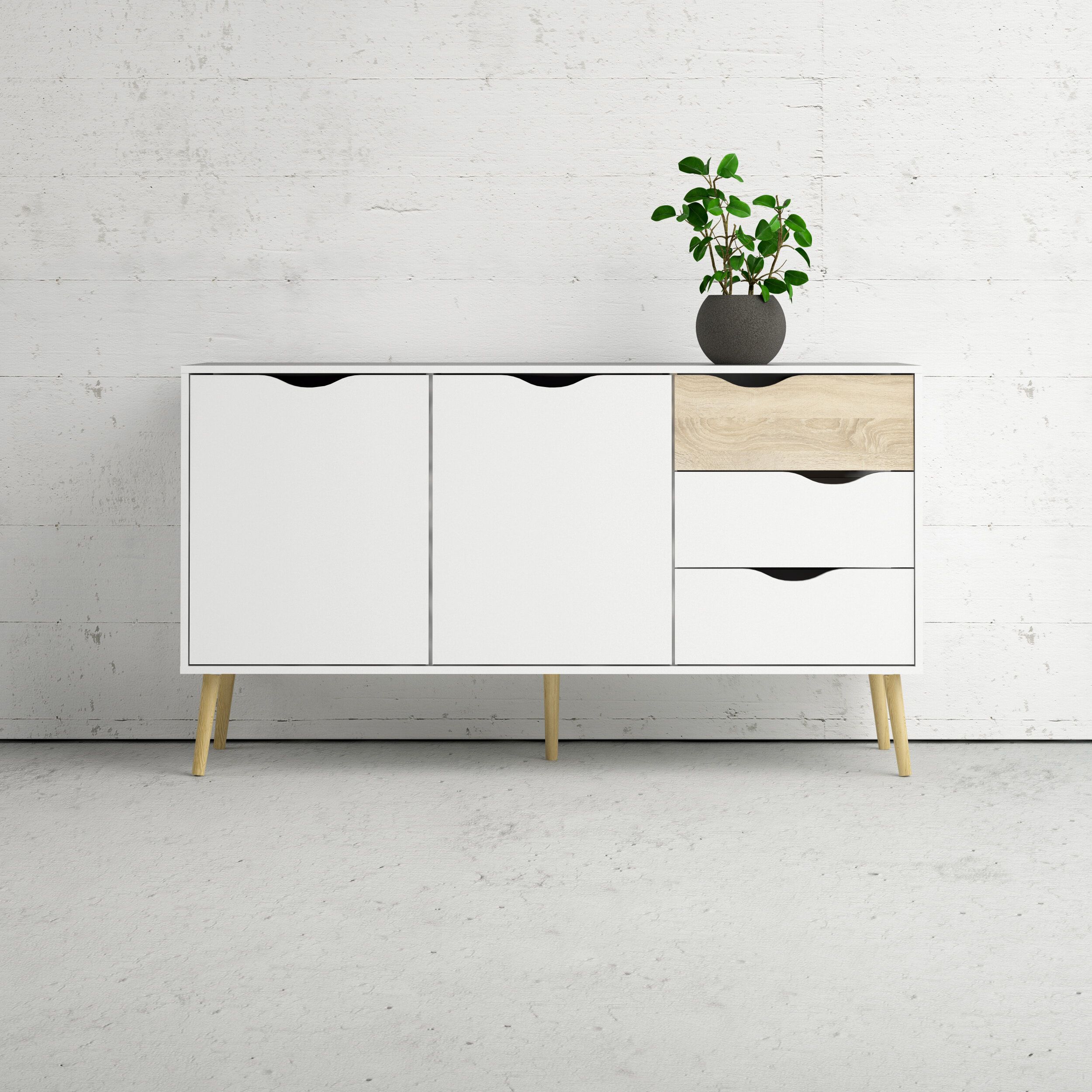Featured Photo of 2024 Best of Dowler 2 Drawer Sideboards