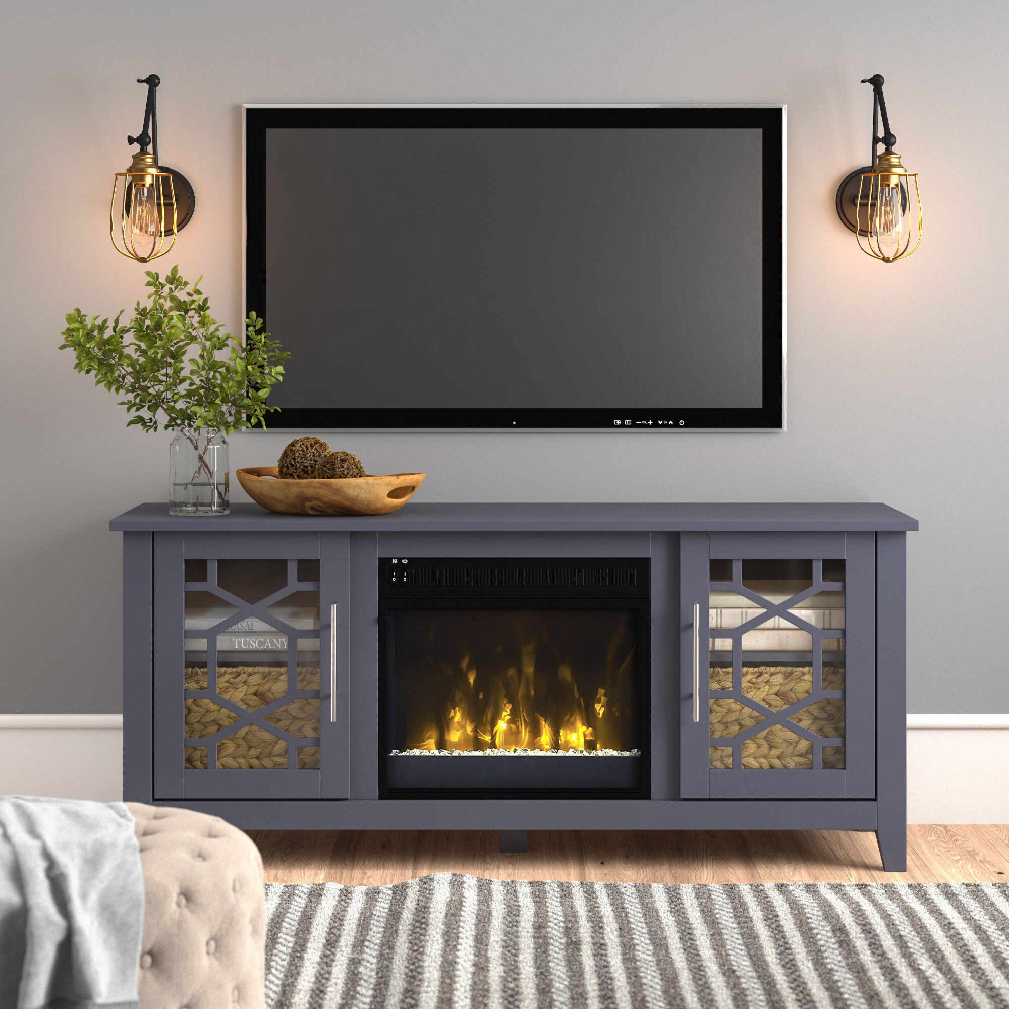 Farmhouse & Rustic 60 64 Inch Tv Stands | Birch Lane Intended For Parmelee Tv Stands For Tvs Up To 65" (Photo 30 of 30)
