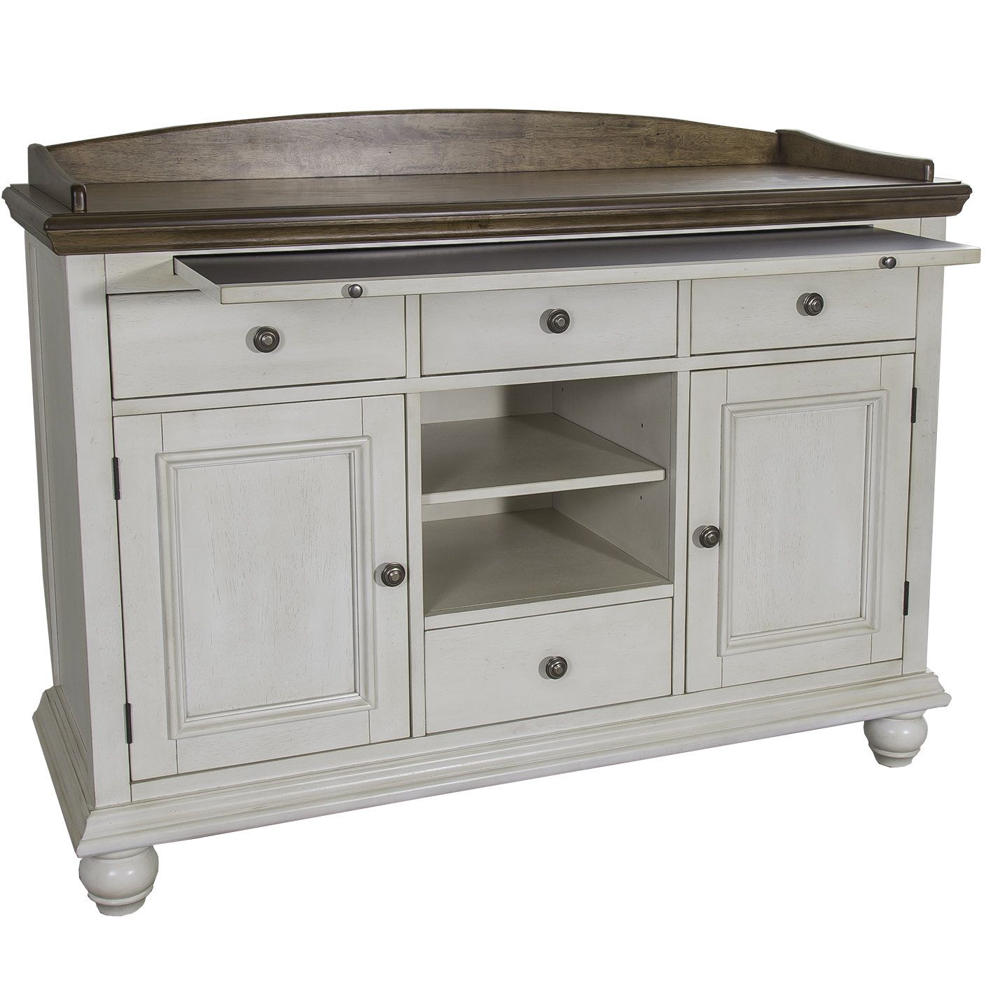 Farmhouse & Rustic Rubberwood Sideboards & Buffets | Birch Lane For Rutledge Sideboards (Photo 18 of 30)