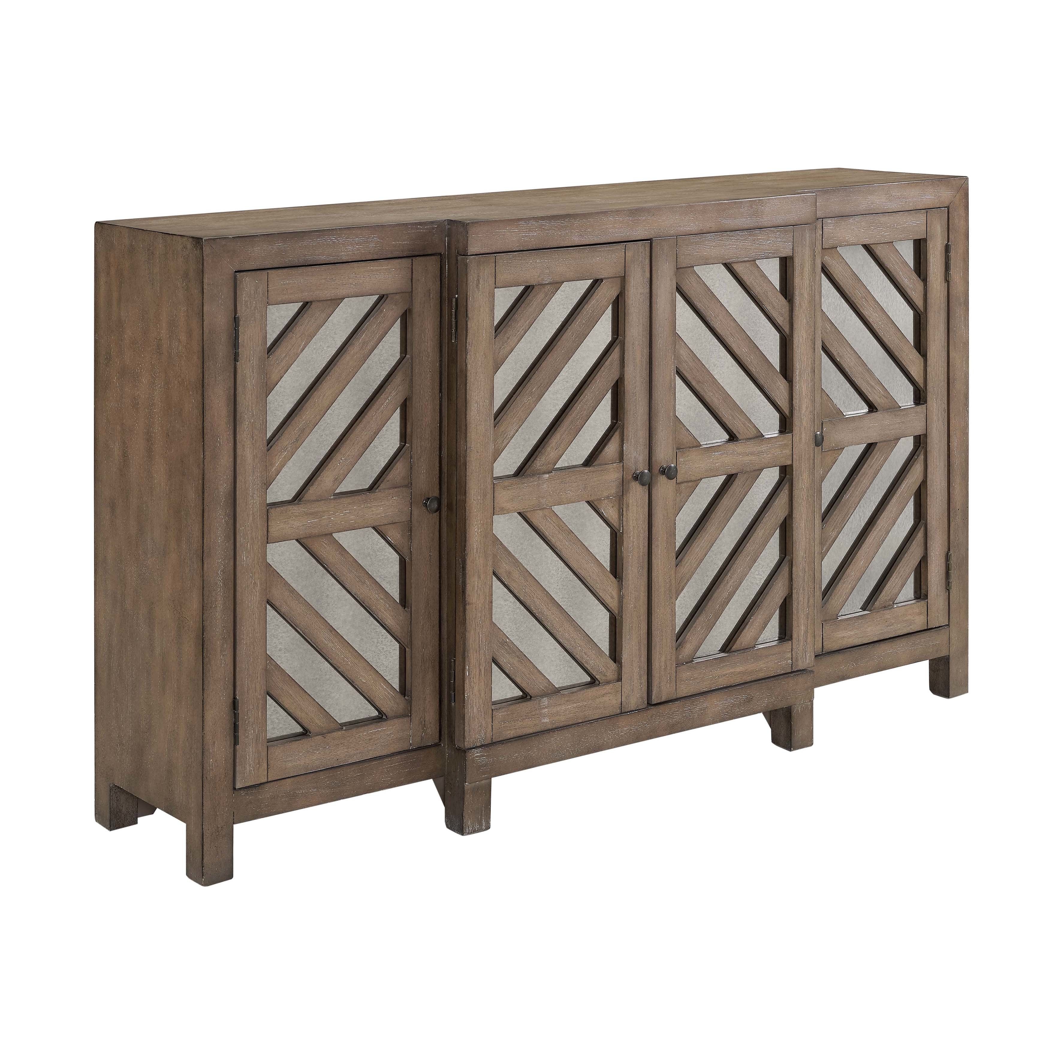 Farmhouse & Rustic Sideboards & Buffets | Birch Lane In Bright Angles Credenzas (Photo 13 of 30)