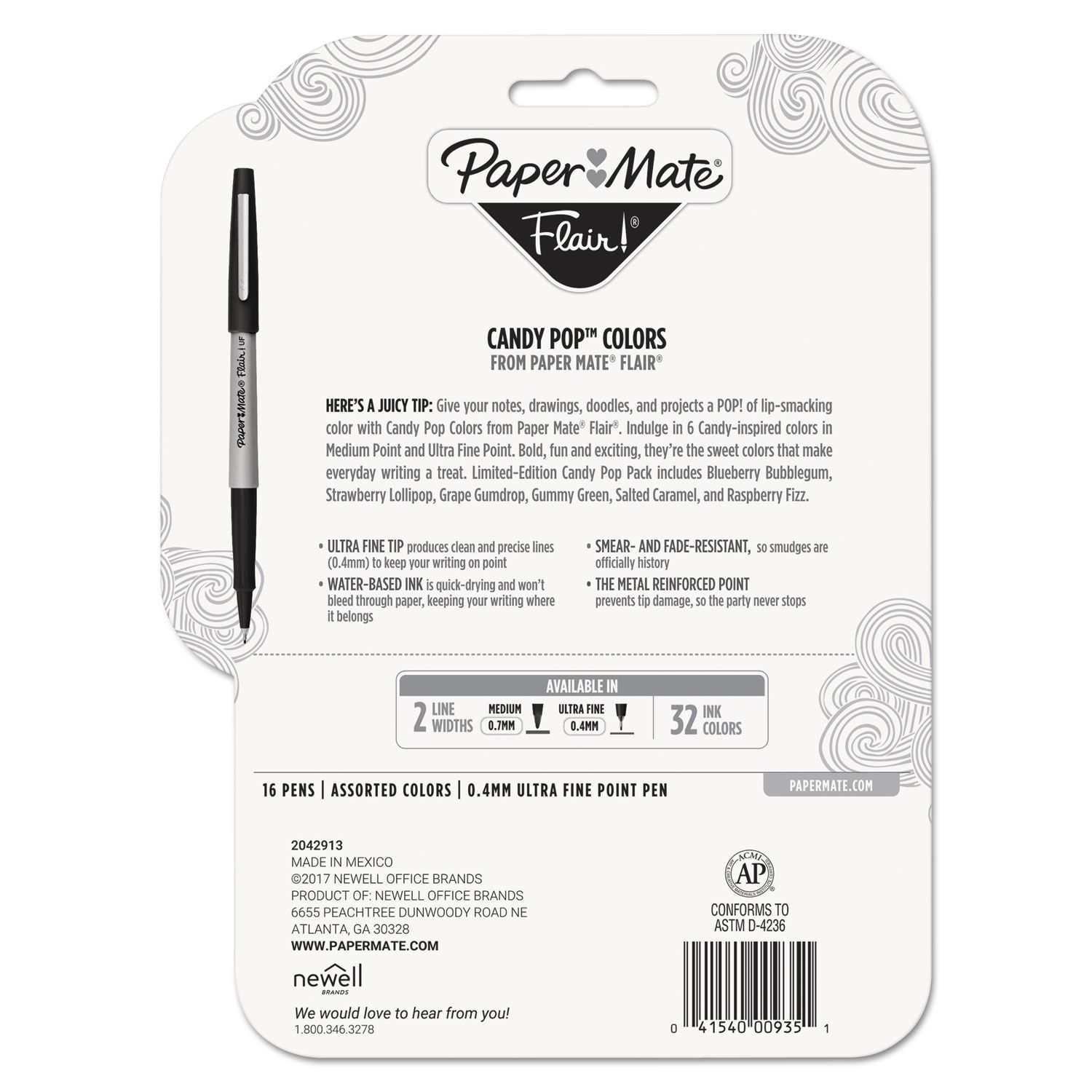 Flair Felt Tip Stick Marker Pen,  (View 10 of 30)
