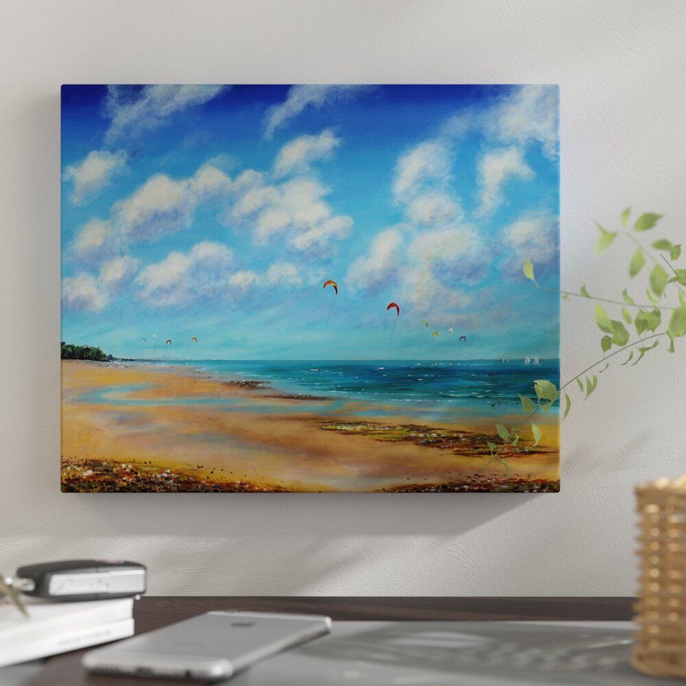 'from Sea To Sky' Graphic Art Print In Turquoise Skies Credenzas (Photo 30 of 30)
