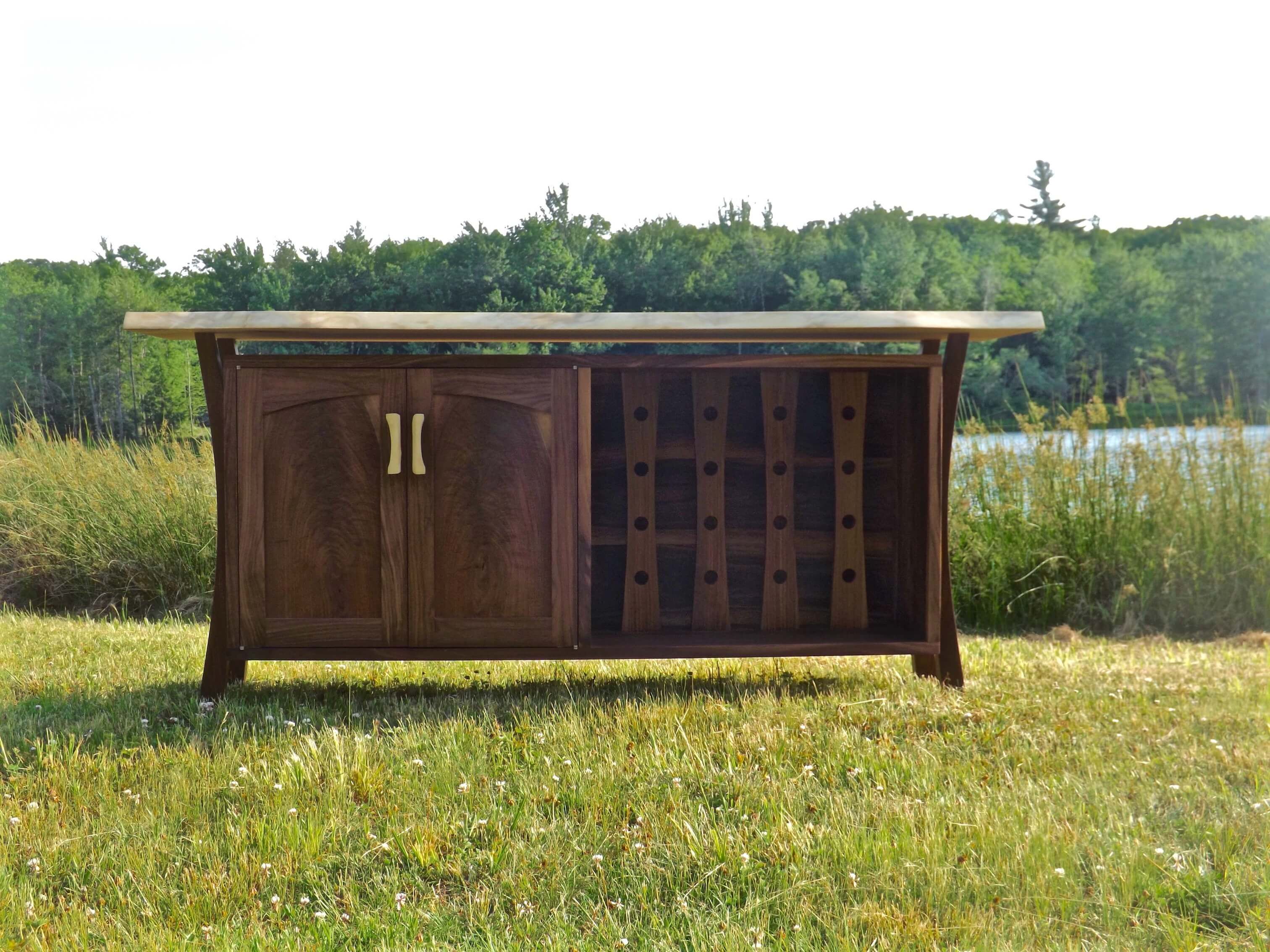 Furniture And Architectural Crafts Within Copper Leaf Wood Credenzas (View 14 of 30)