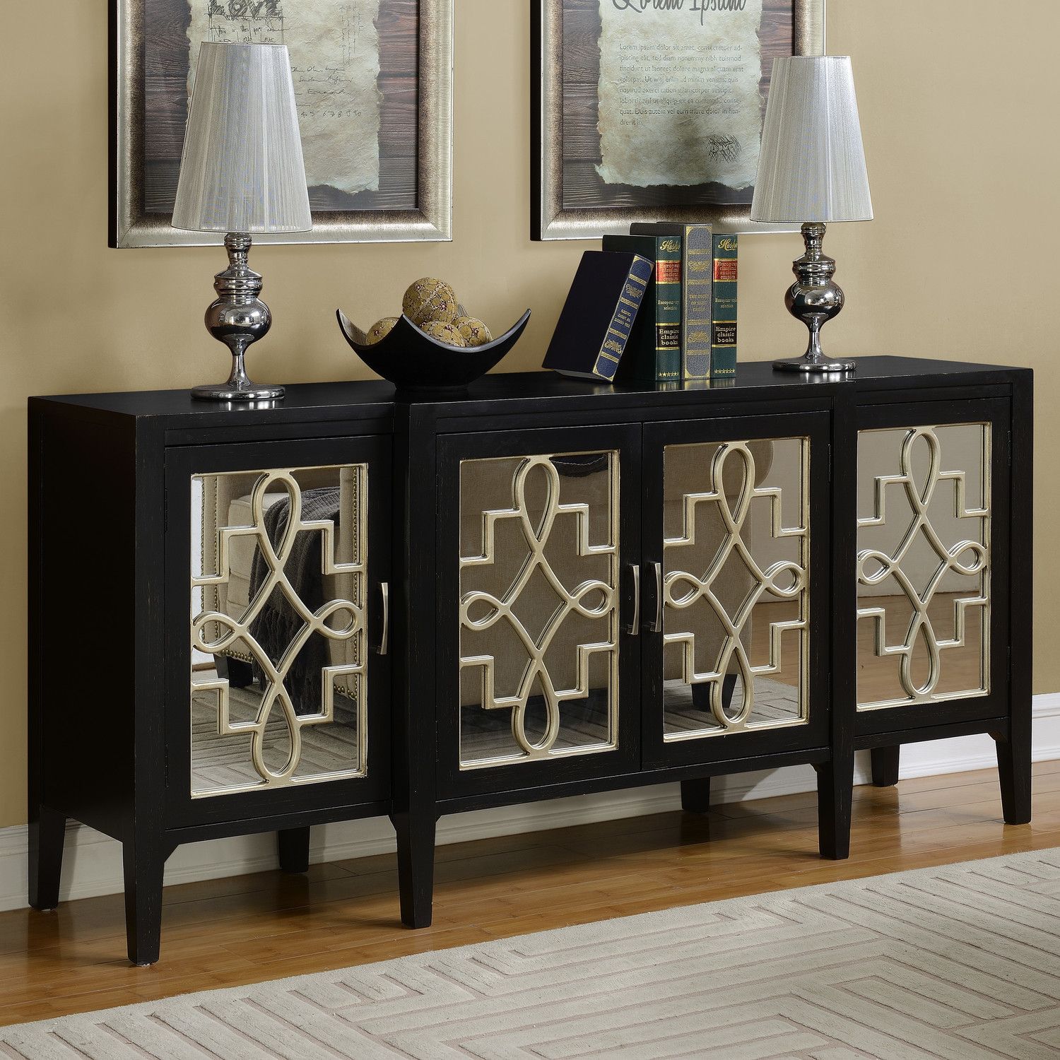 Furniture: Get Extra Dining Room Storage With Great Buffet Throughout Mirrored Buffets (View 16 of 30)