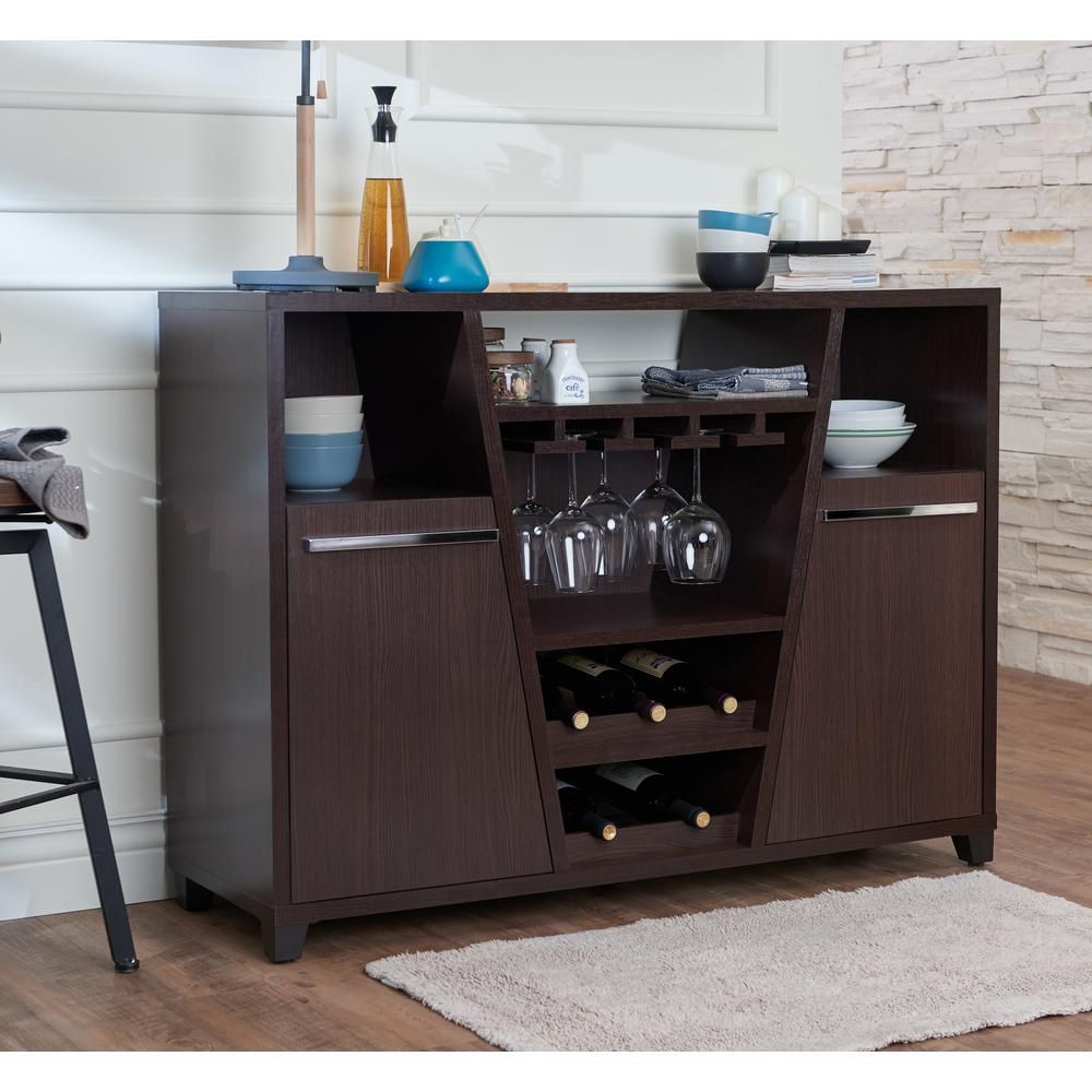 Furniture Of America Welin Espresso (brown) Buffet In 2019 Regarding Modern Espresso Storage Buffets (View 13 of 30)