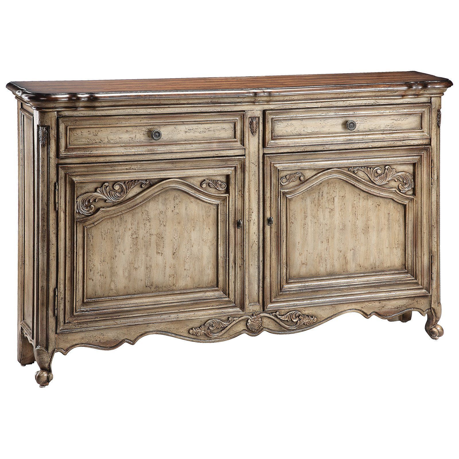 Gentry Sideboard In Antique Dusty Linen In 2019 | Products For Dormer Sideboards (Photo 2 of 30)
