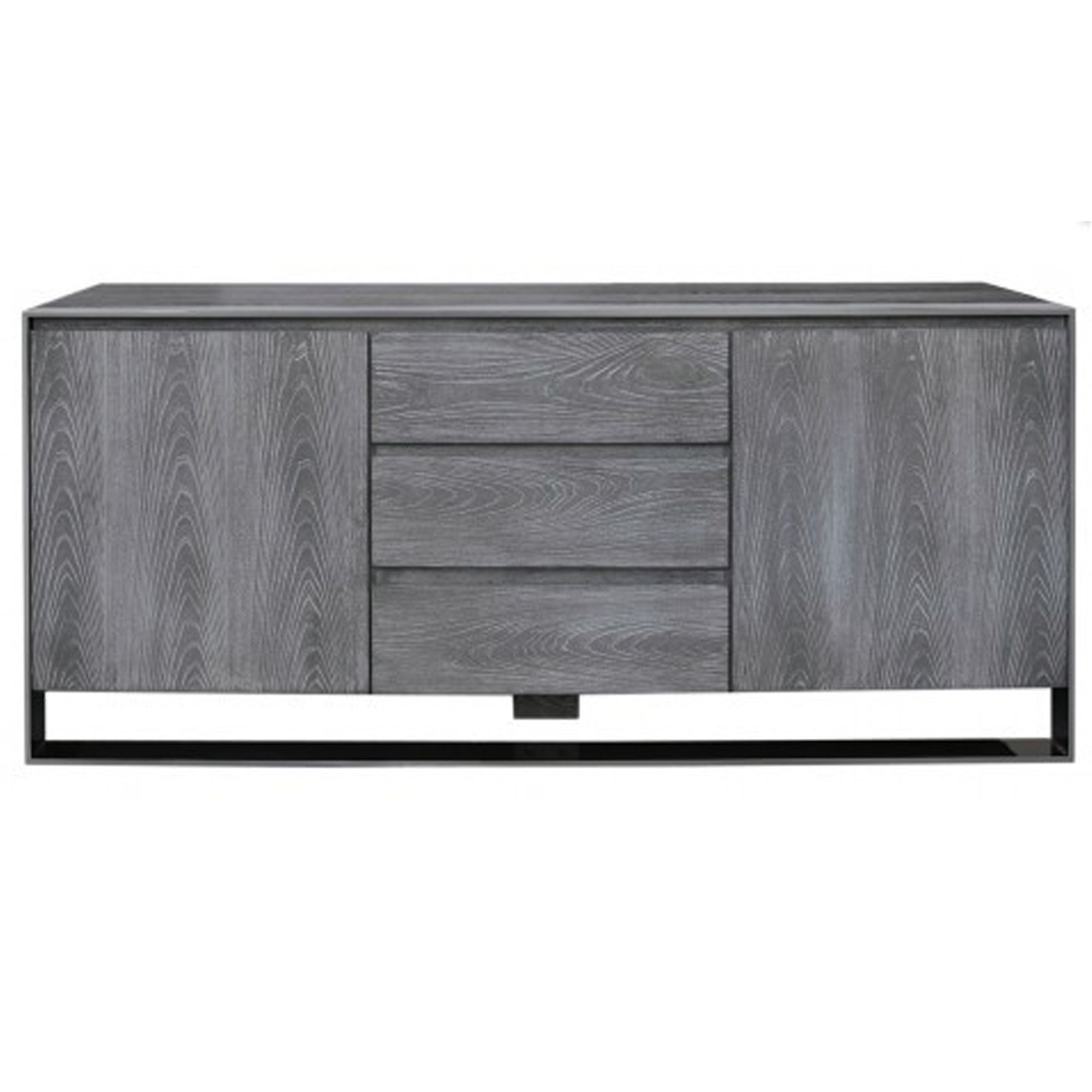 Grey Wooden Sideboard With Regard To White And Grey Sideboards (View 2 of 30)