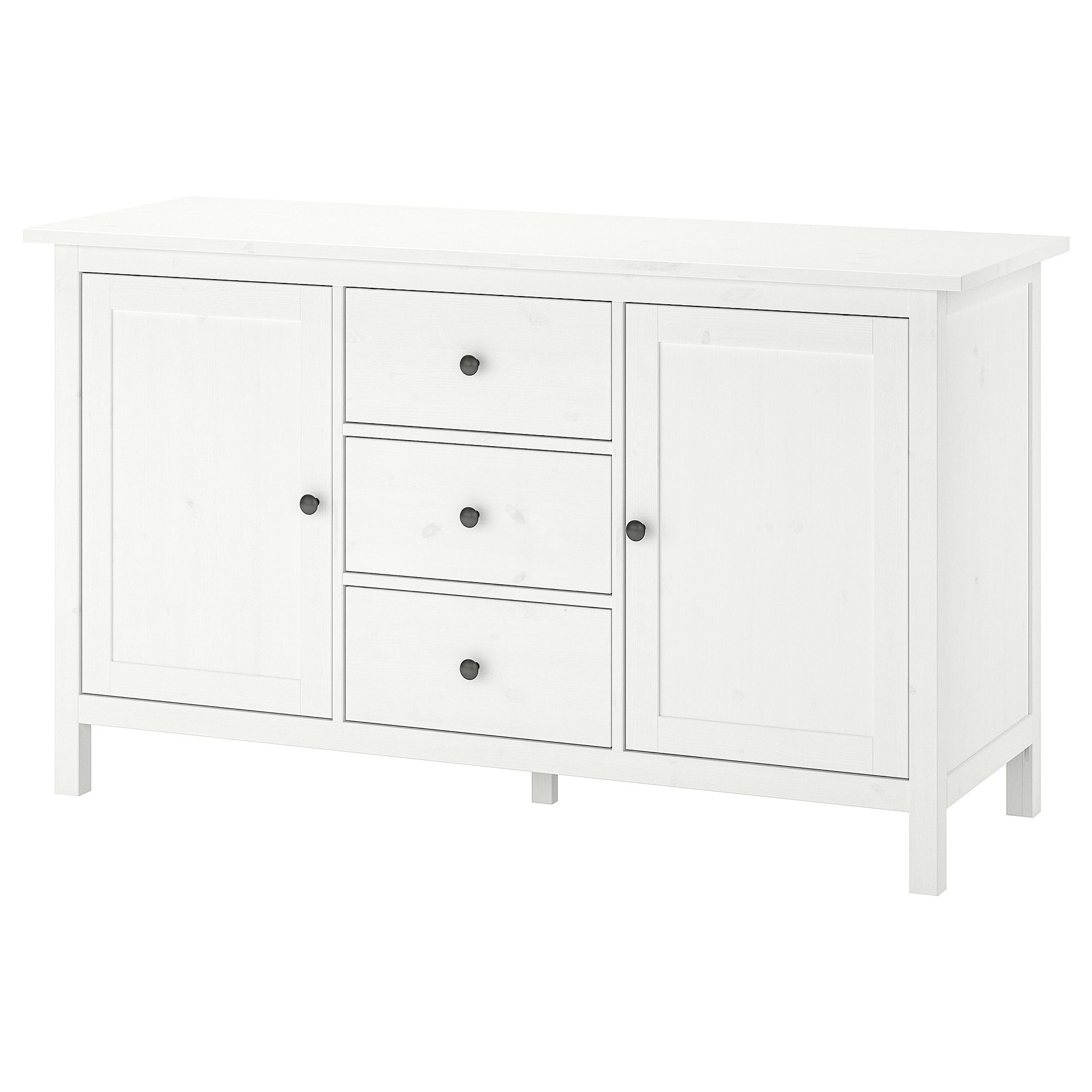 Hemnes Sideboard, White Stain For North York Sideboards (Photo 16 of 30)