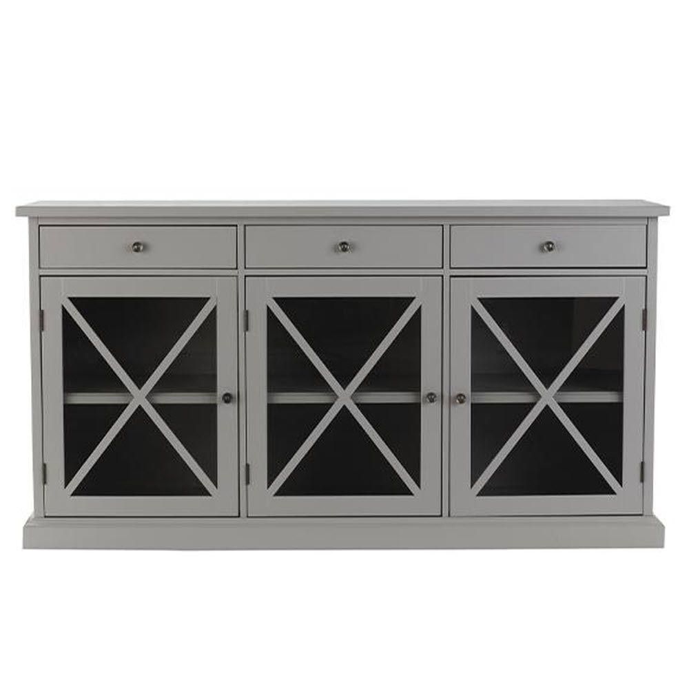 Home Decorators Collection Hampton Grey Buffet Sk17912ar2 G In Contemporary Distressed Grey Buffets (View 8 of 30)