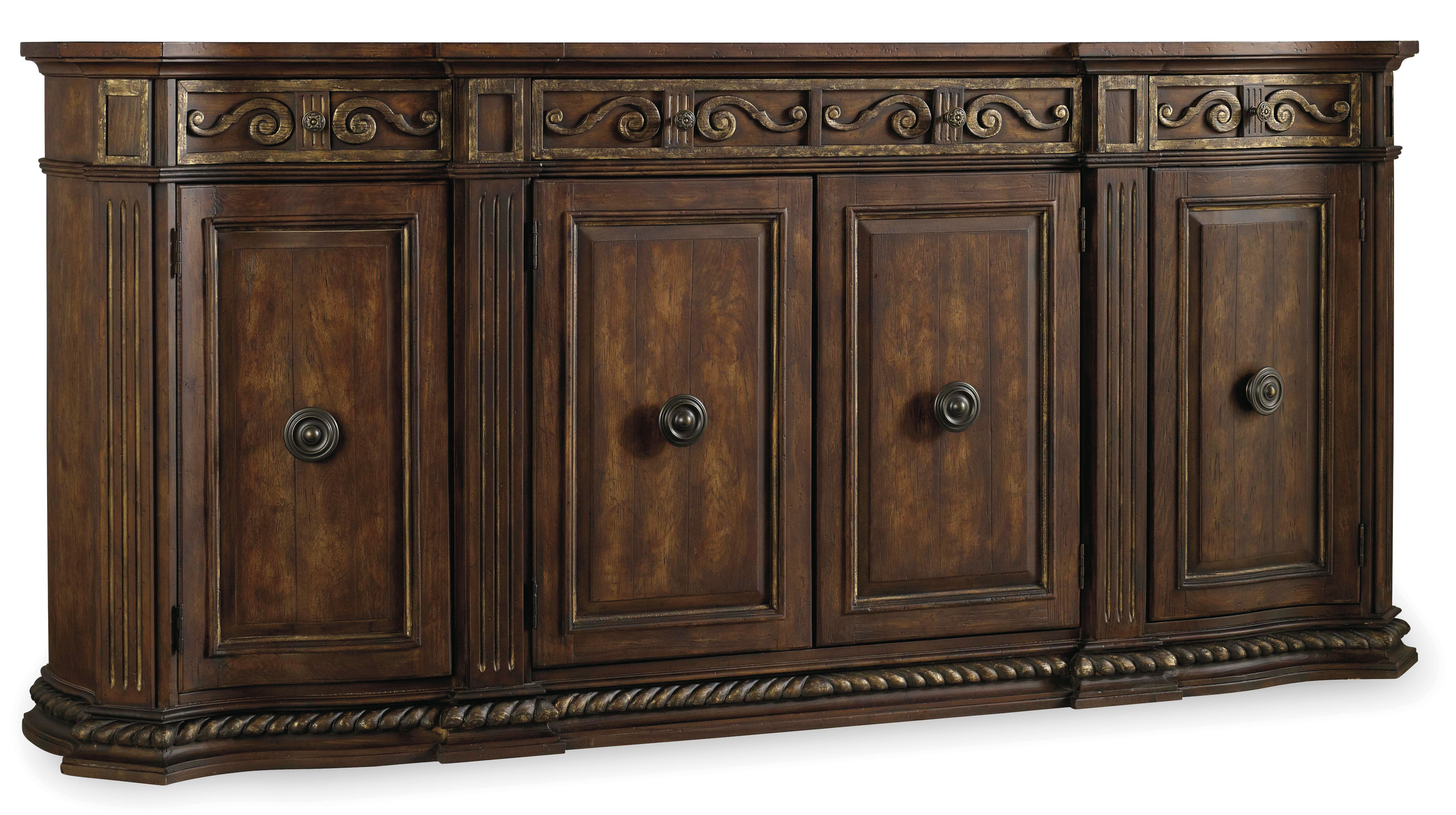 Hooker Furniture Apollinaris Sideboard In Jacklyn 3 Door Sideboards (View 16 of 30)