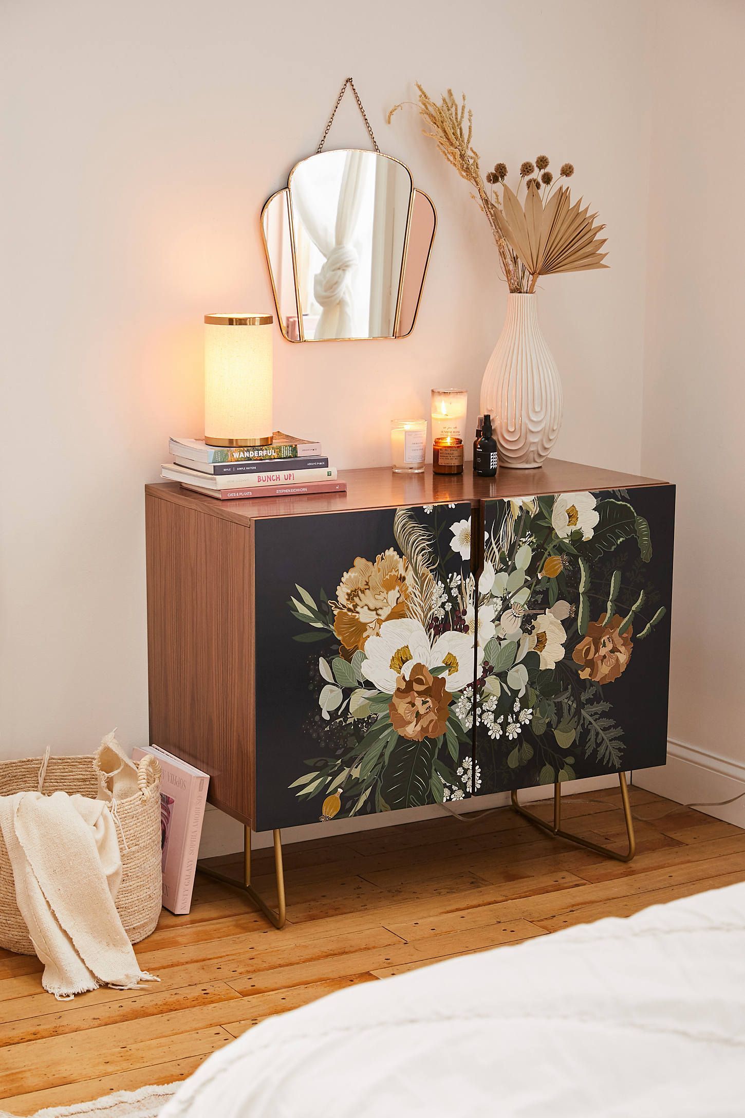 Iveta Abolina For Deny Paloma Blue Night Credenza In 2019 With Fleurette Night Credenzas (View 17 of 30)