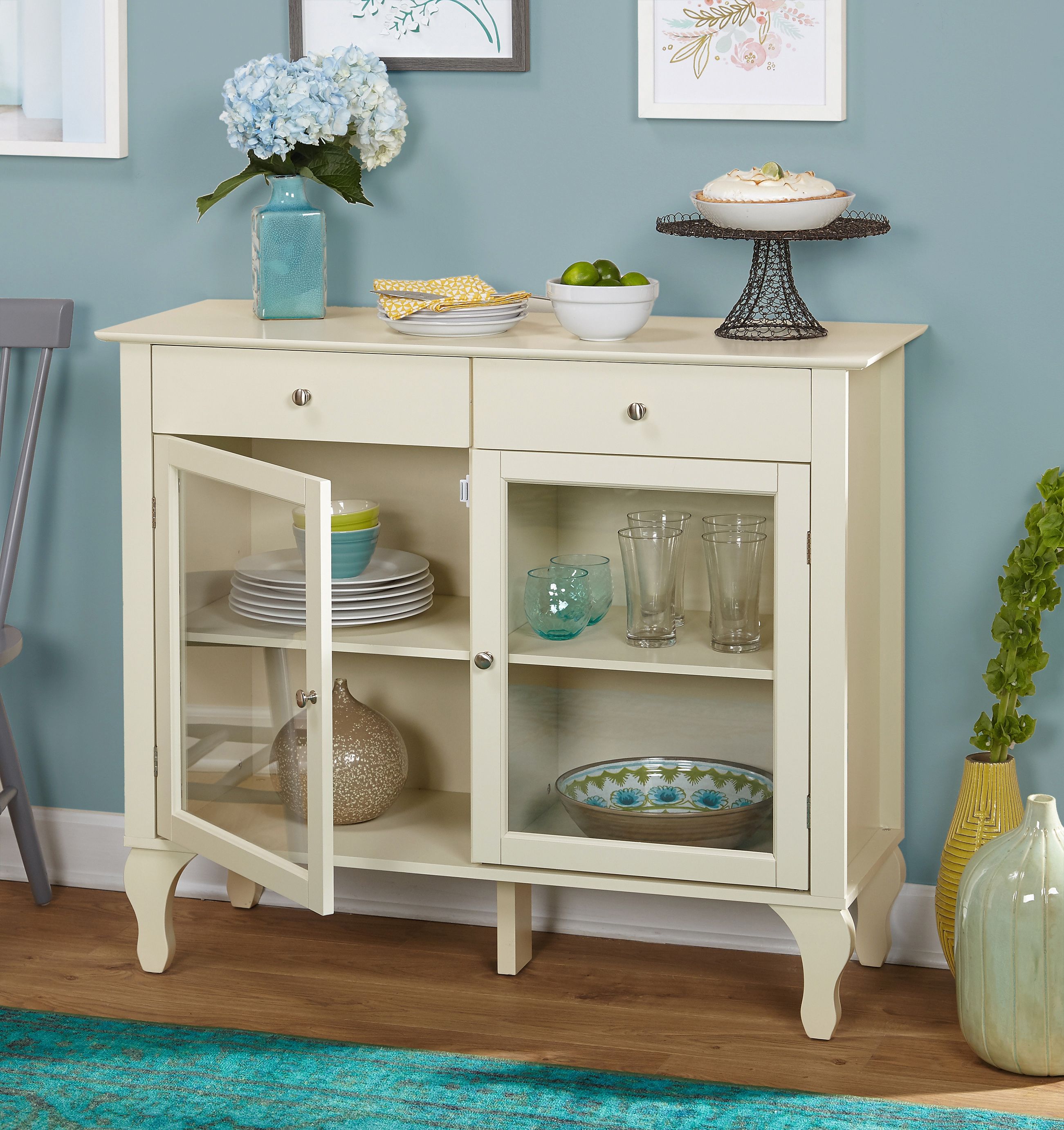 Layla 2 Drawer Buffet, Multiple Colors Intended For Multi Shelf Corner Buffets (View 28 of 30)
