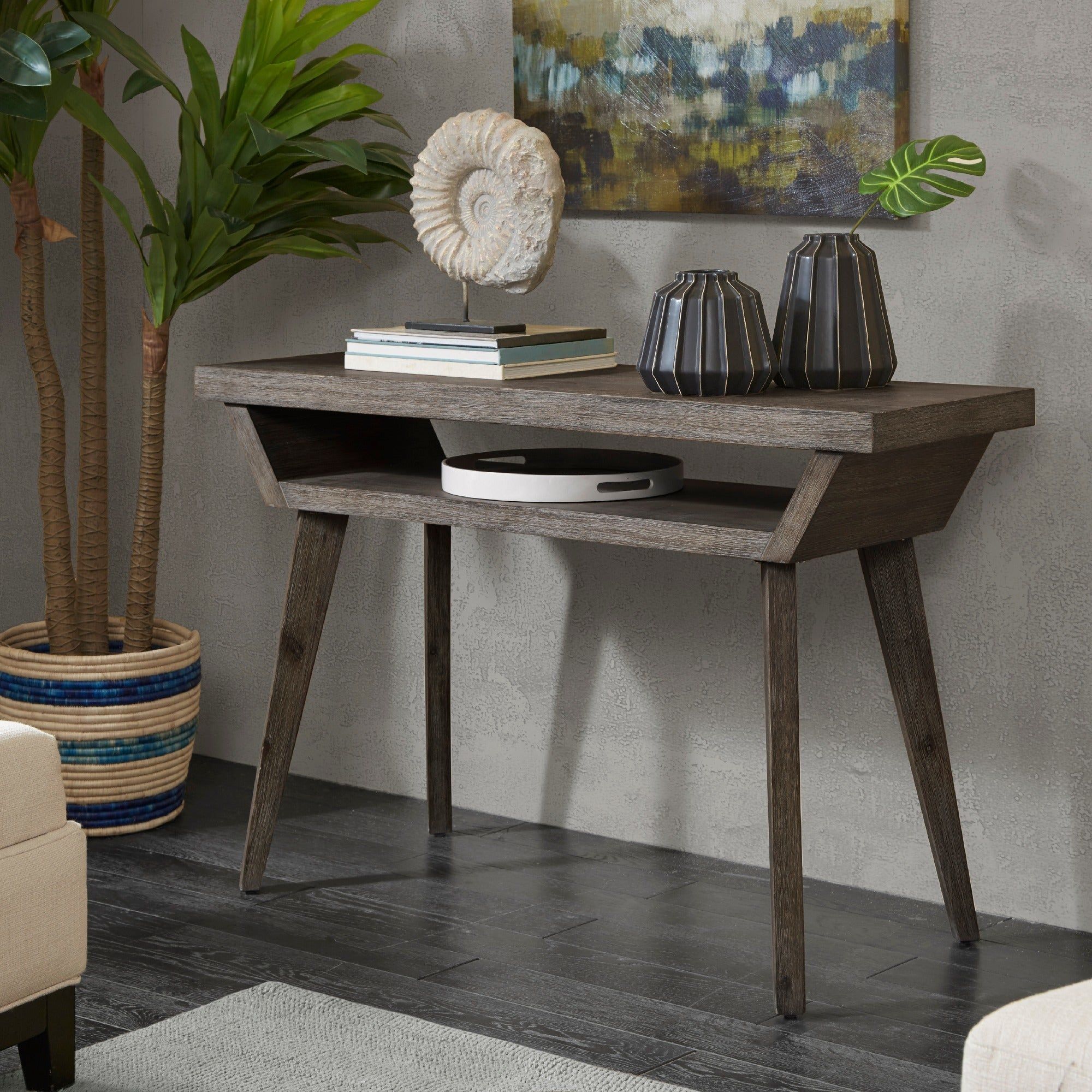 Madison Park Rachel Reclaimed Grey Console Table Within Madison Park Rachel Grey Media Credenzas (View 6 of 30)
