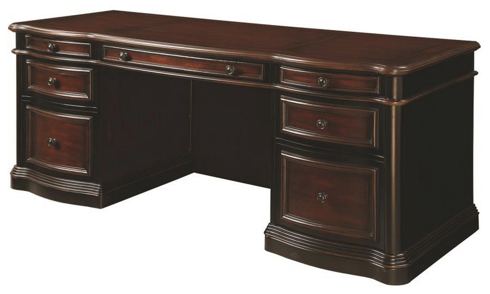 Maribeth Credenza Desk With Hutch Within Copper Leaf Wood Credenzas (View 20 of 30)