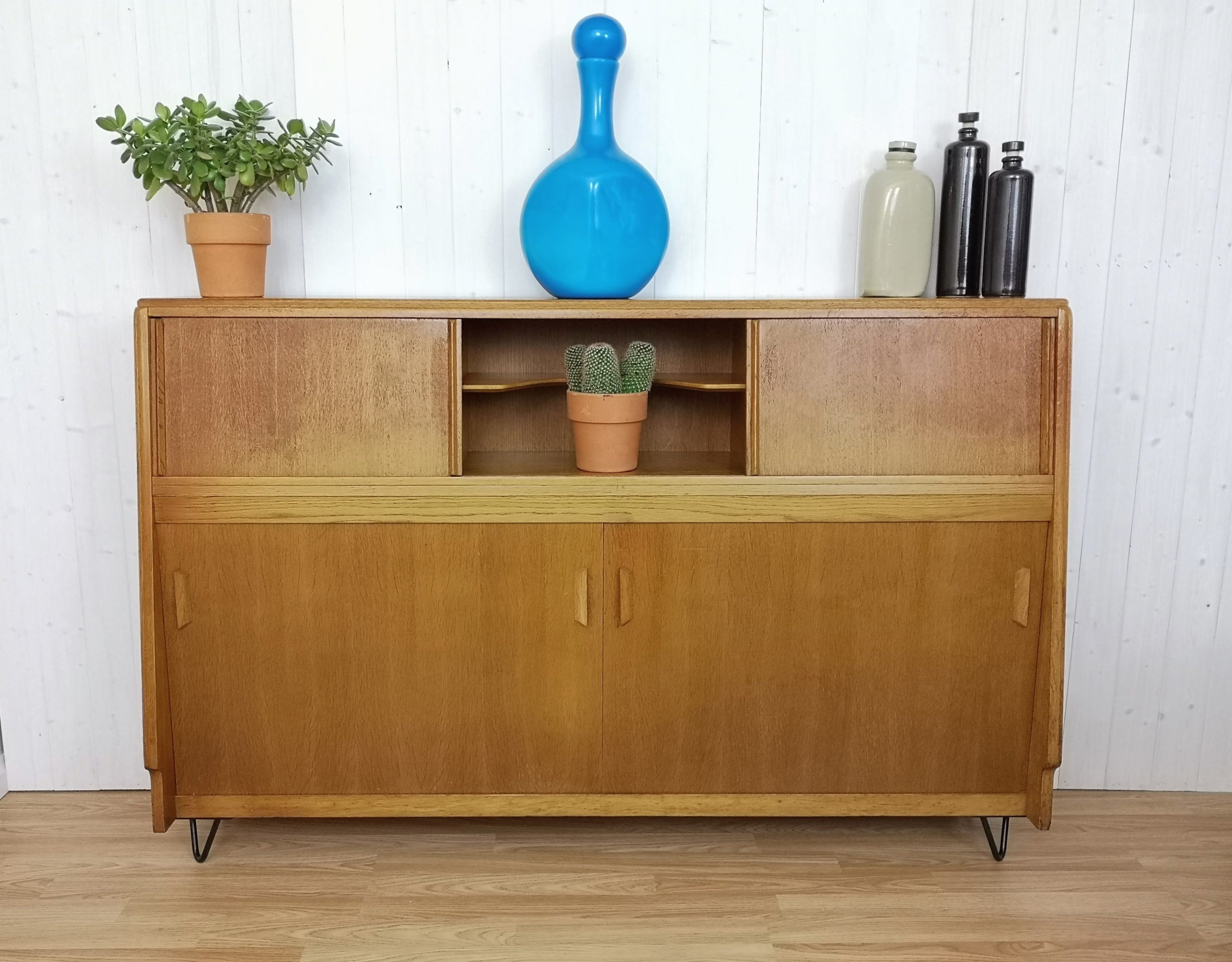 Mid Century G Plan Danish Style Sideboard, Vintage Dining Room Cabinet,  Vintage Buffet, Retro Drinks Cabinet, 1960s Credenza For Mid Century Modern Scandinavian Style Buffets (View 27 of 30)